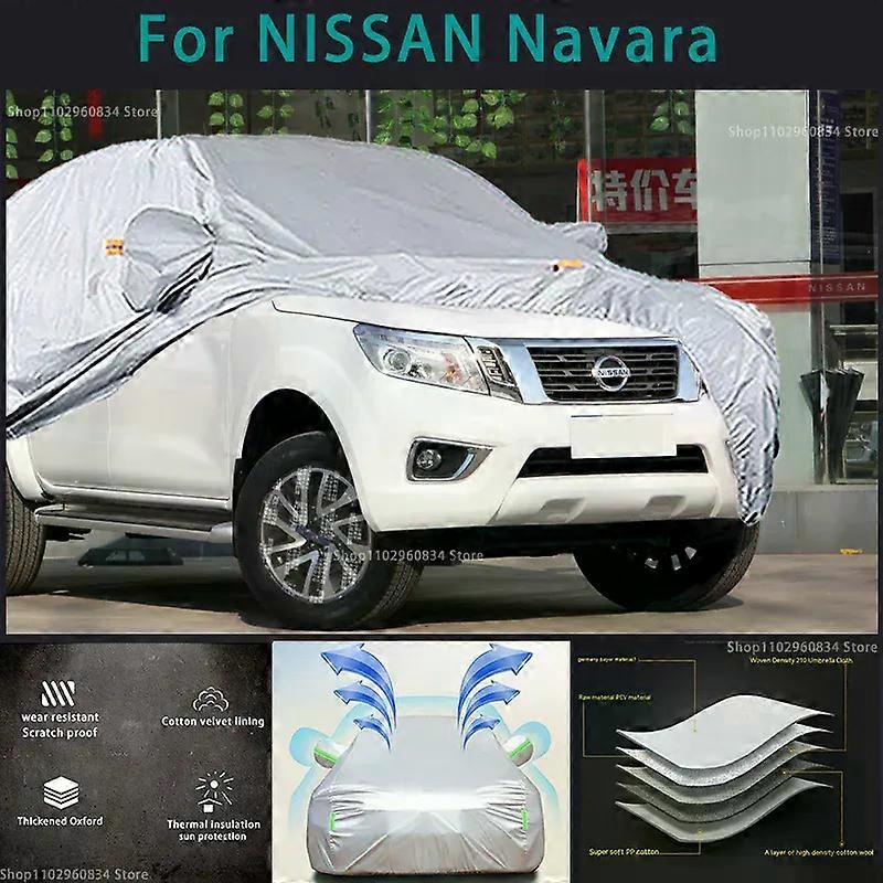 Για τη Nissan Navara πλήρες αυτοκίνητο καλύπτει Υπαίθρια προστασία UV ήλιου Σκόνη χιονιού προστατευτική αντι χαλάζι και αυτόματη προστατευτική κάλυψη καταιγίδας