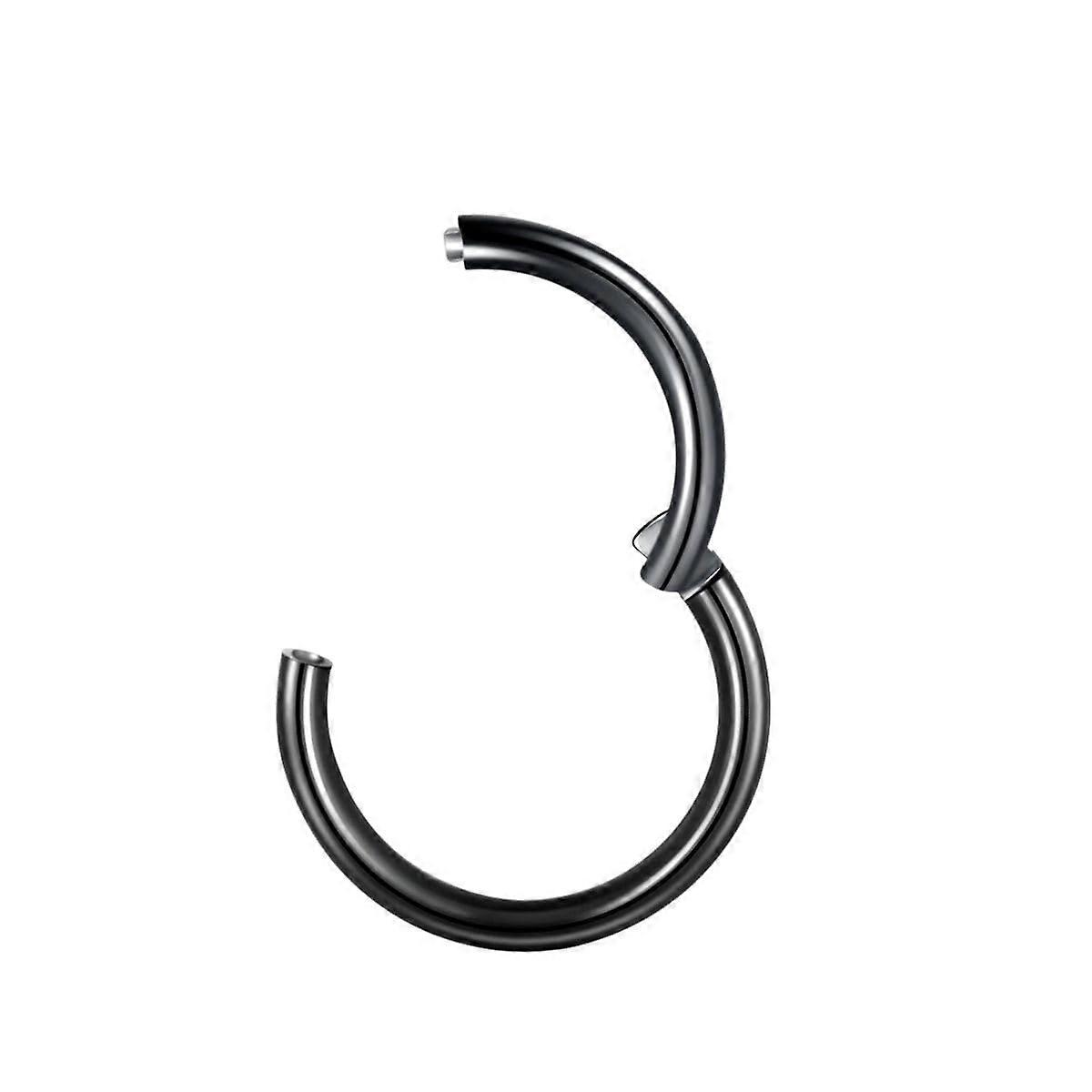 Surgical Steel Nose Hoop - Hinged Segment Ring, Septum Piercing, 50Pcs Lot, Unisex Cartilage Earrings