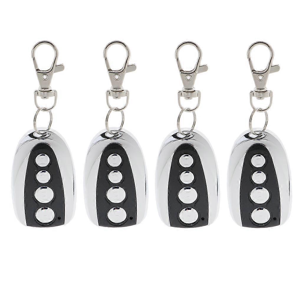 4x Universal Remote Control Garage Gate Fob 4 Channel Remote Key