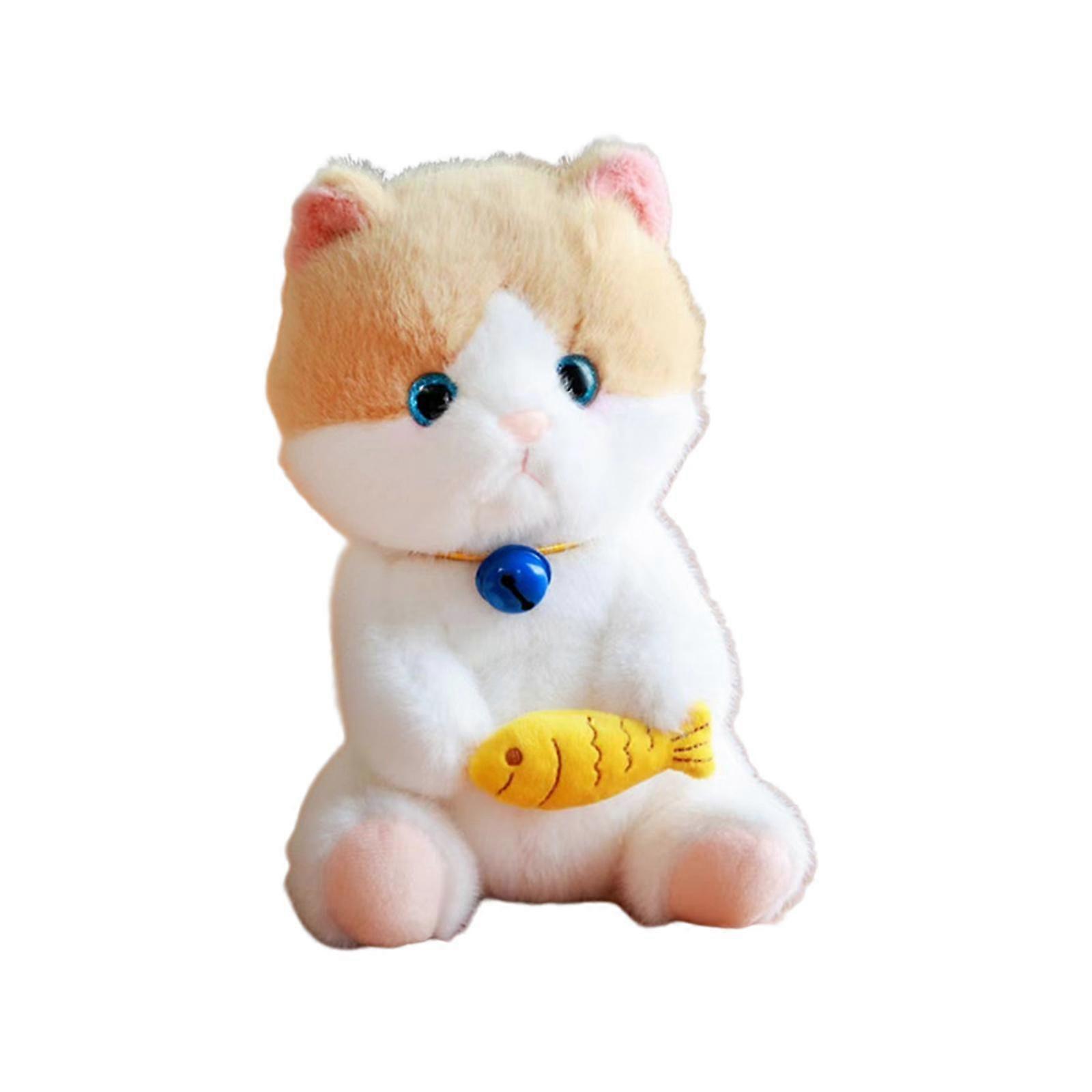 10 inch Plush Kitty Animal Doll Figures Soft Adorable Sleeping Hugging Pillow