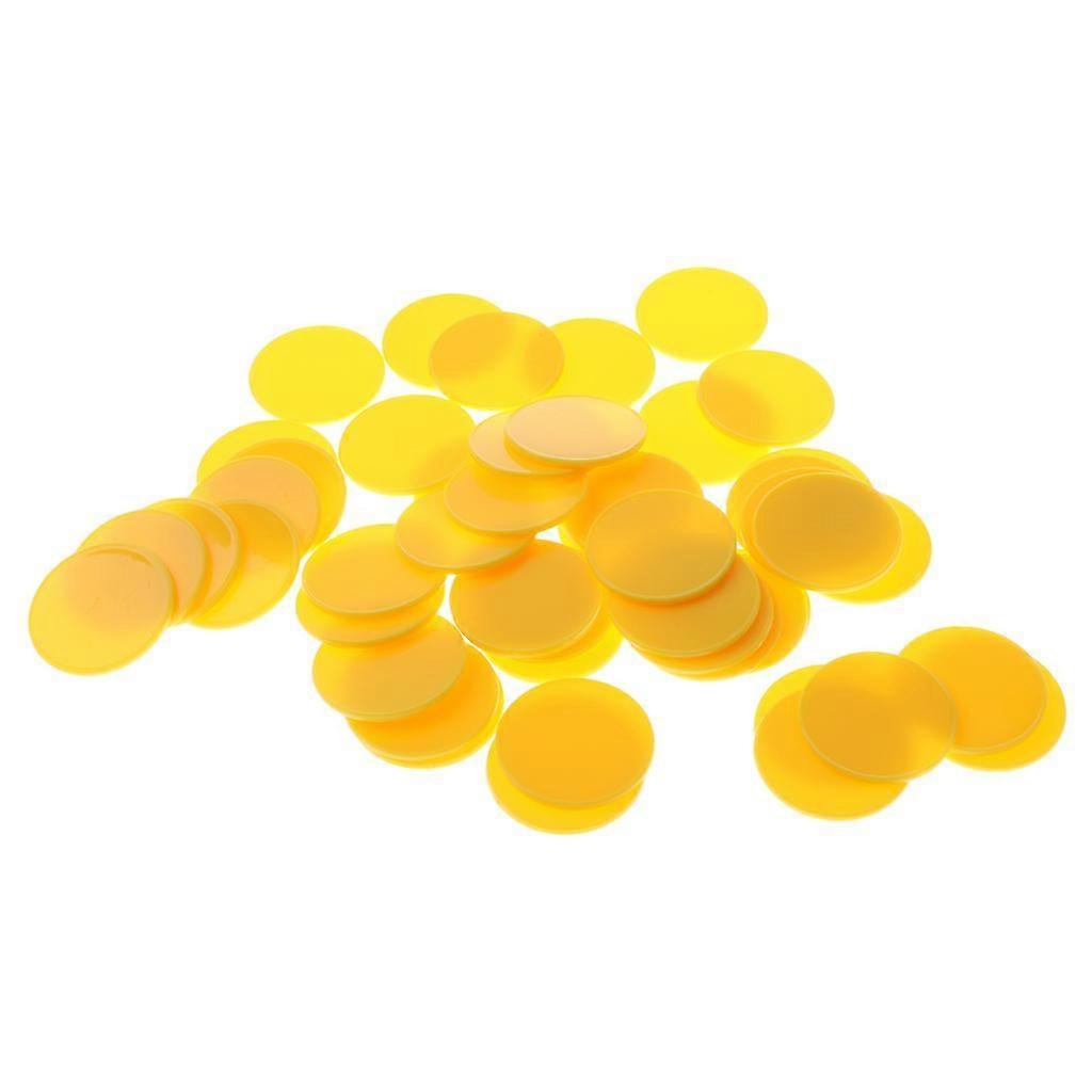 50 Pieces Colored Plastic Counters Counting Chips Math Mathematics Number