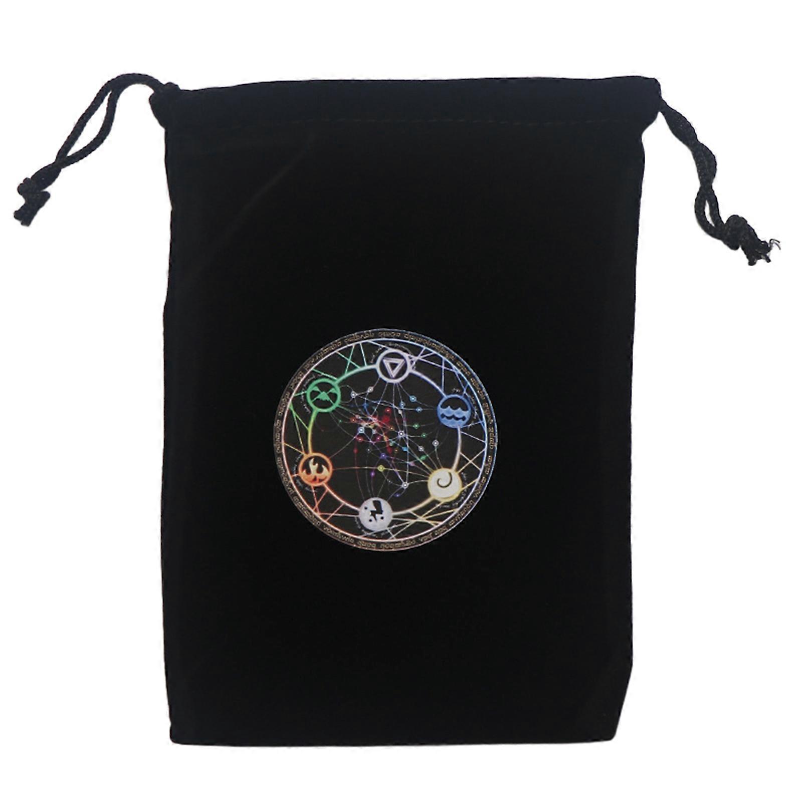 Mini Jewelry Dices Card Gift Bag Drawstring Pouches Rune Divinations Tarot Bag Flannelette Game Oracles Cards Stored Bag