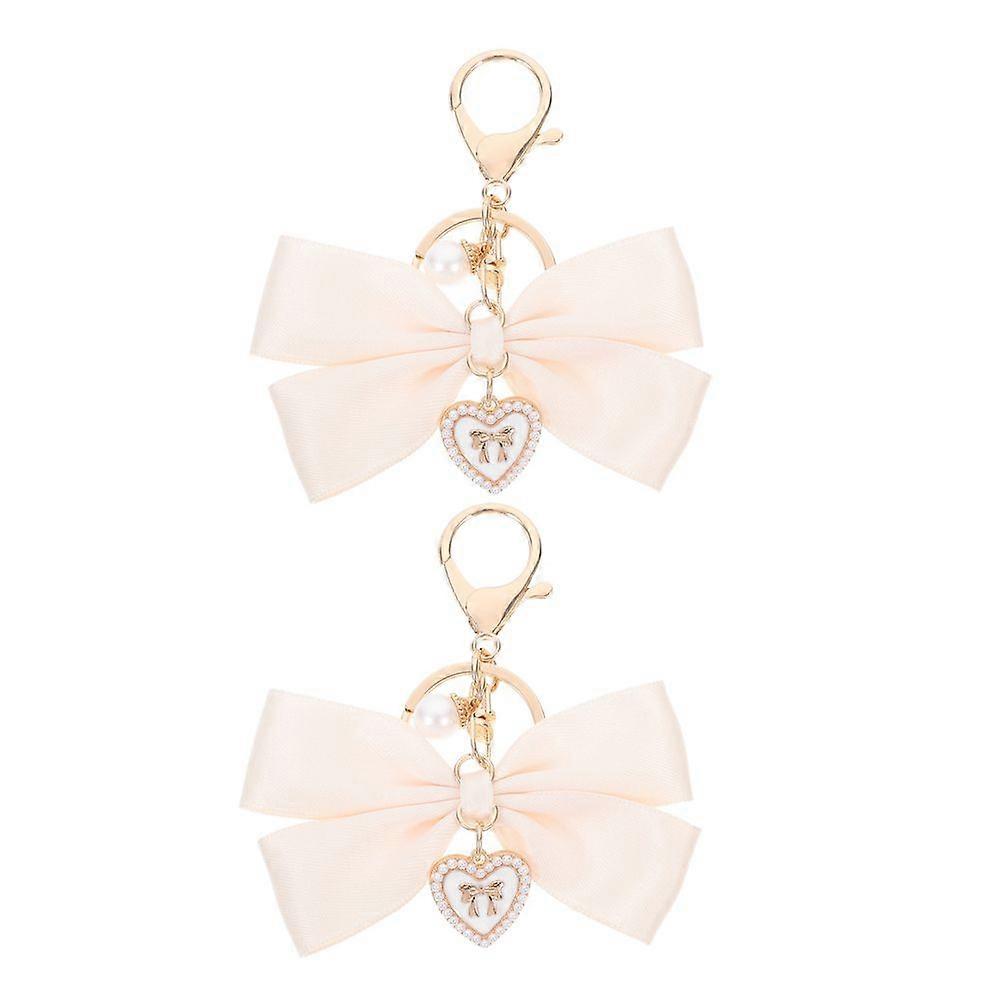 Bow Keychain Pendant For Backpacks Bag Hanging Decoration With Unique Bow Stylish Key Holder For Purses And Handbags
