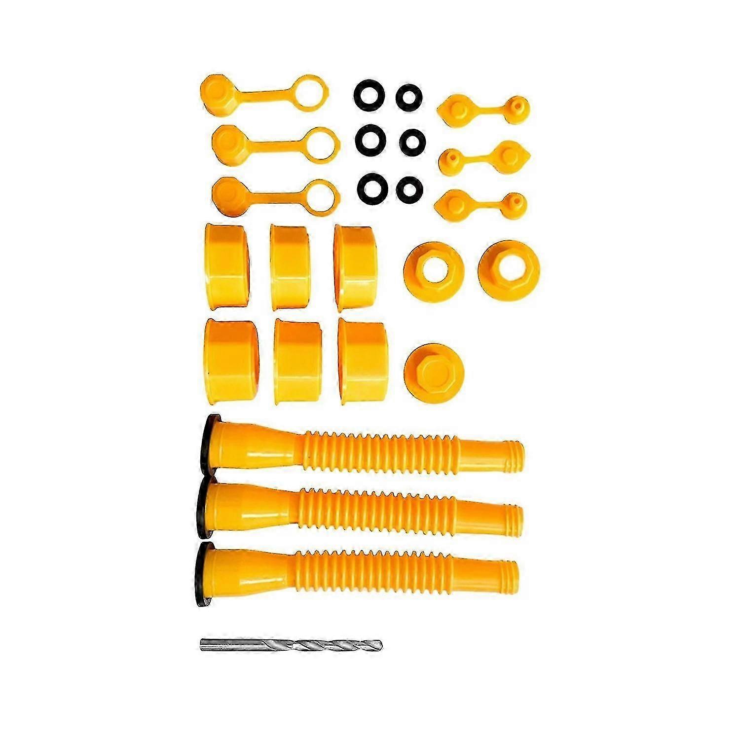 3 Set Gas Cans Nozzle Kit Sealing Caps For Petrol Cans Gas Containers