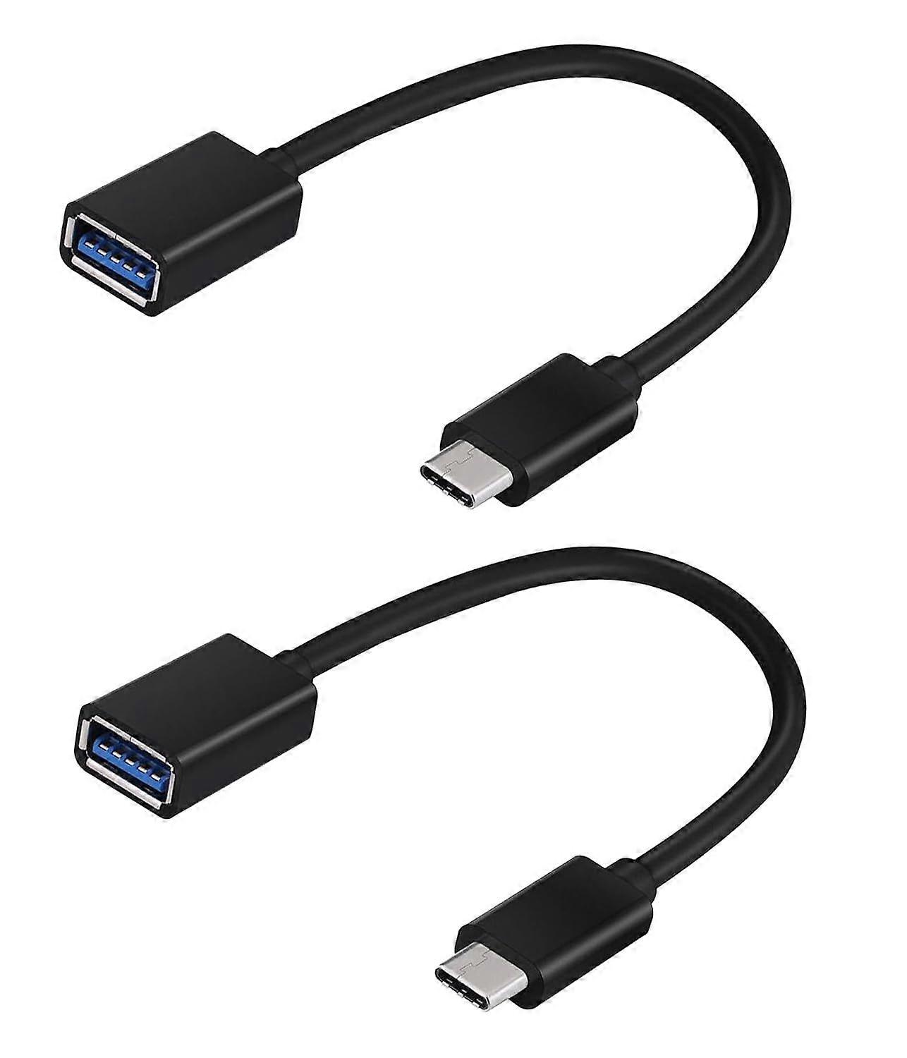 OTG USB-C 3.0 Adapter (2 Pack) Compatible with Samsung Galaxy S20 FE 5G to Quick