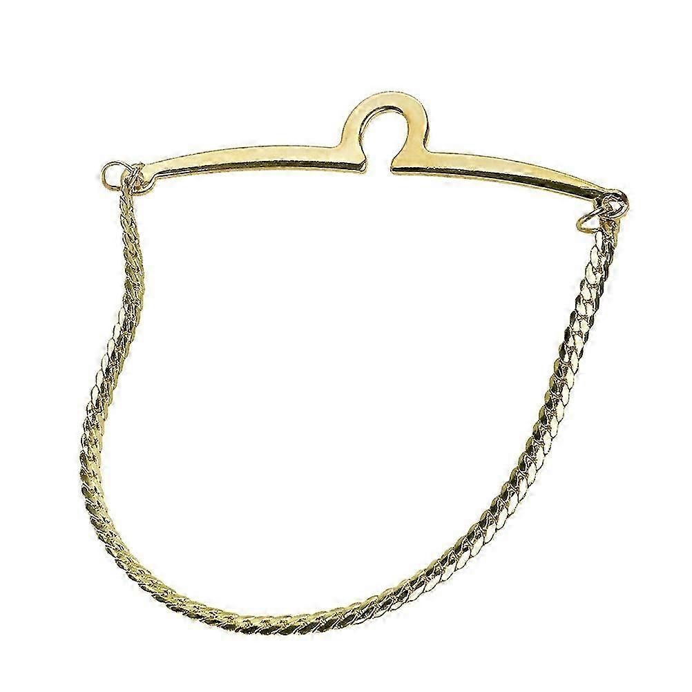 Men's Twisted Braid Style Tie Chain Golden