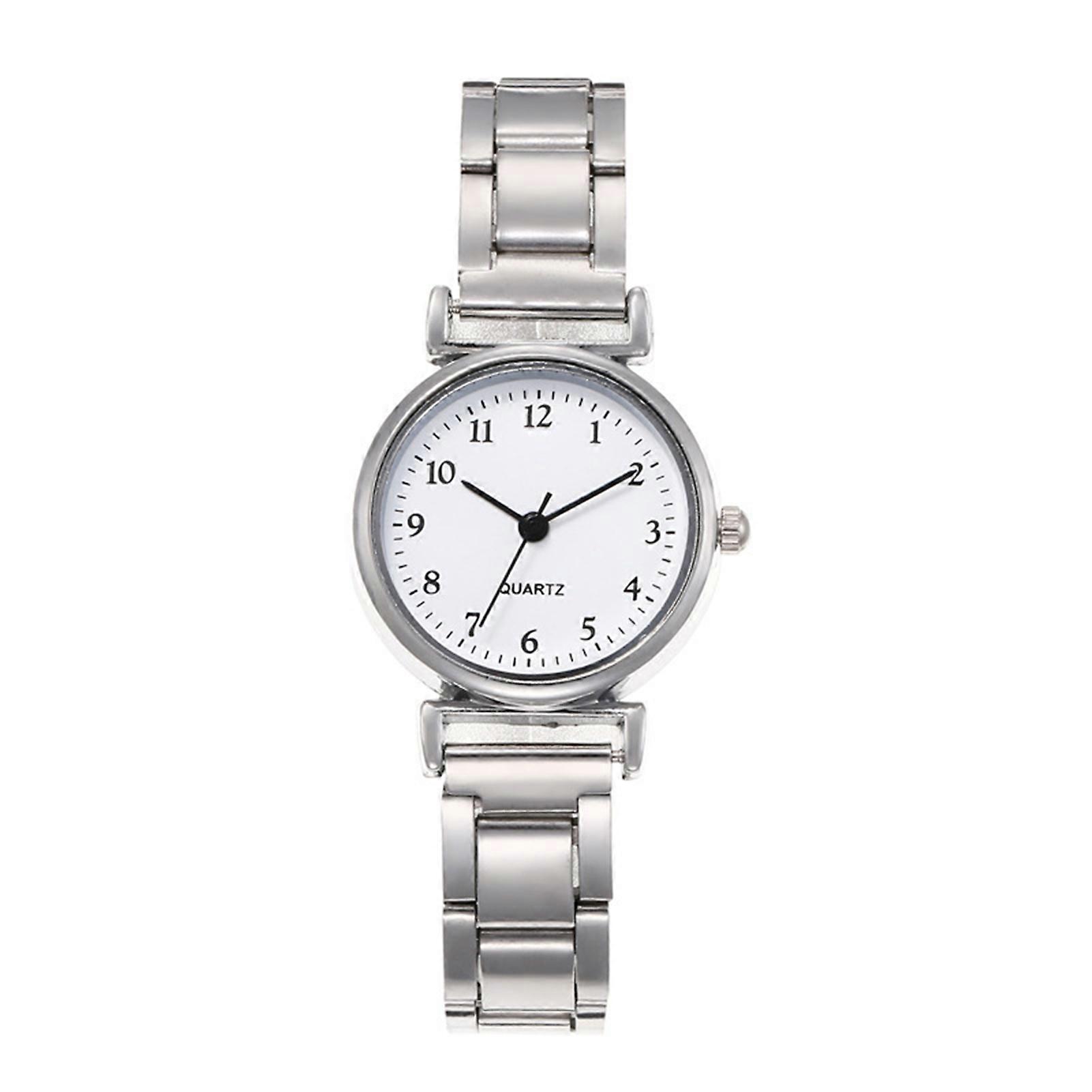Womens Watch Elegant Watch Minimalist Round Dial Easy to Read Quartz Wrist