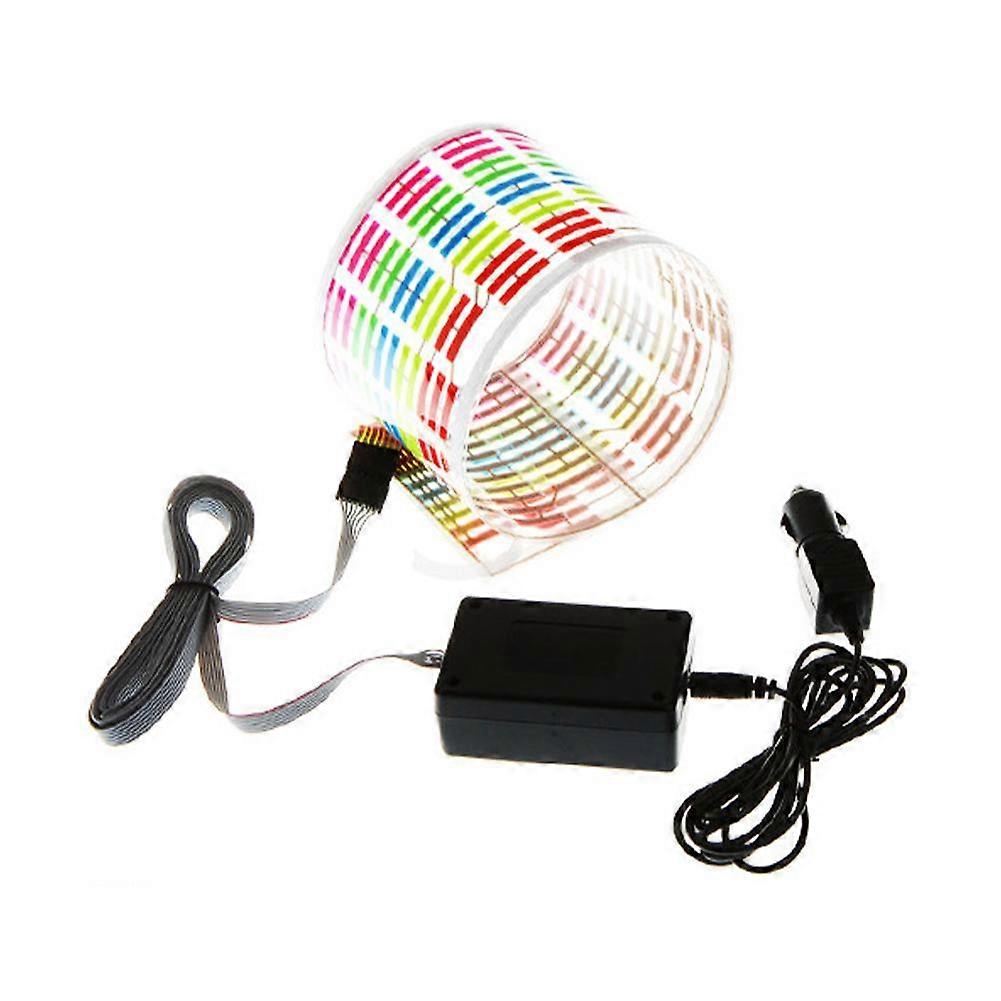 45*11CM(A)$Car led music rhythm light audio light LED voice controlled light dances with the music music rhythm dance light