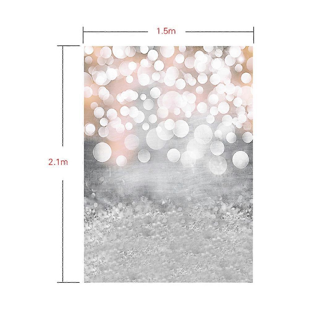 Andoer 1.5 * 2.1m/5 * 7ft Photography Background Glitter Light Bokeh Spot Backdrop Digital Printed Photo Studio Props