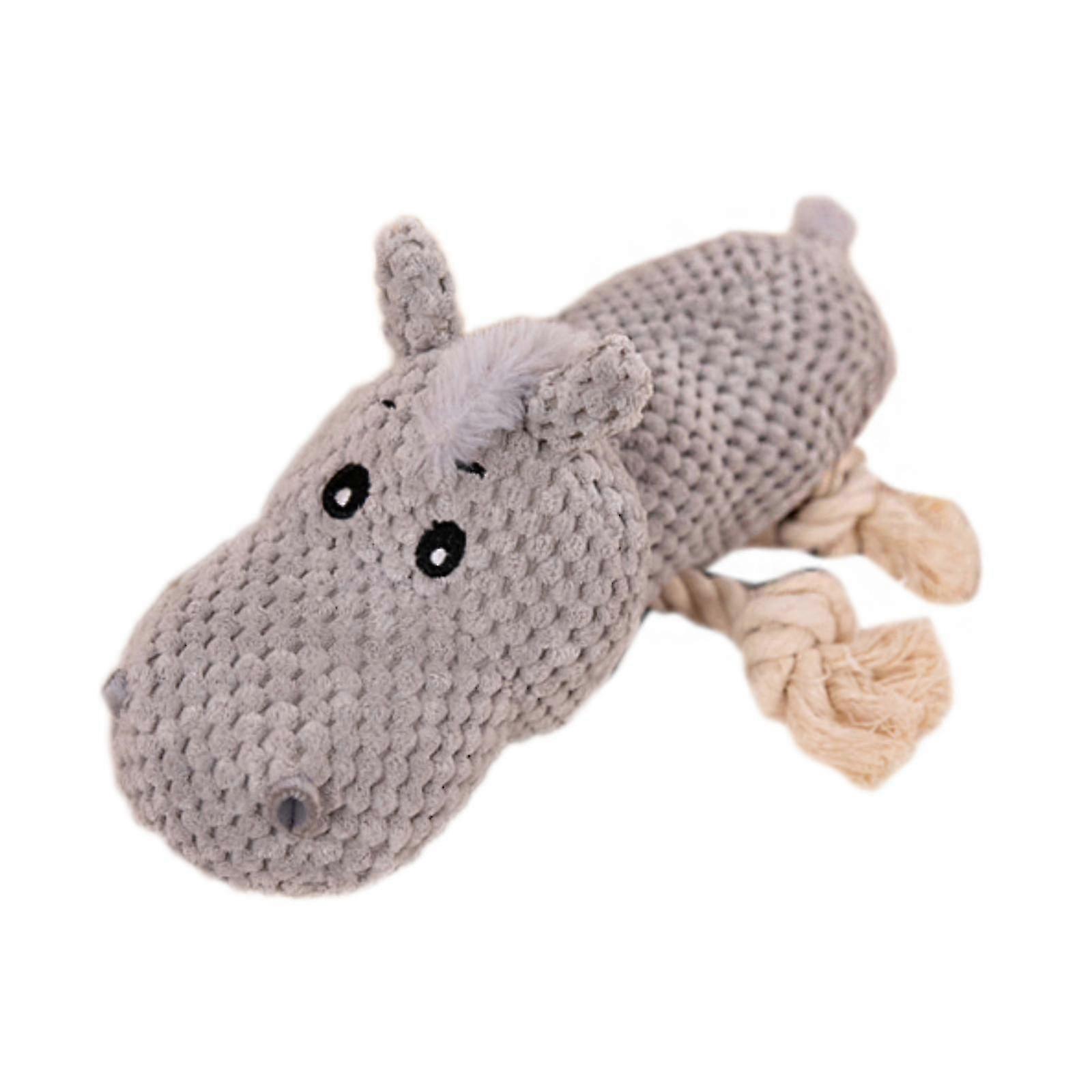 Squeaky Dog Chew Toy for Indoor Play and Biting - Cute Donkey Design