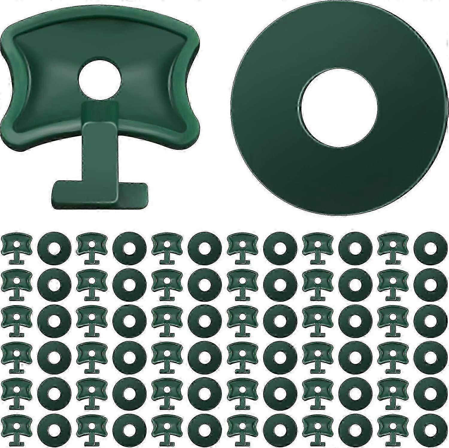 20pcs Greenhouse Twist Clips Plastic Fixing Clips Washers Extension Angle Clips