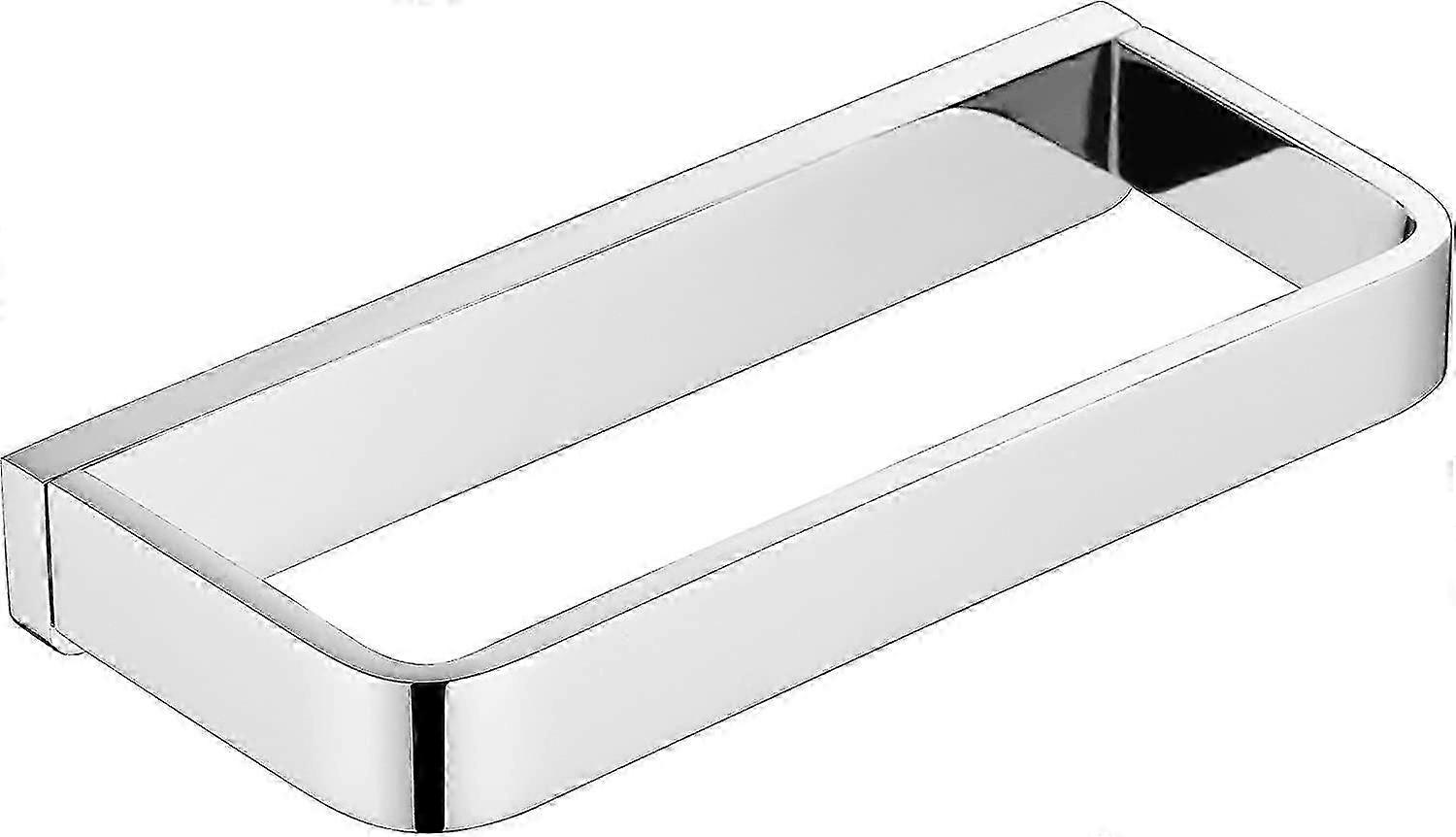 Towel Ring Holder Solid Brass Chrome Finish Bathroom Square Wall Mounted