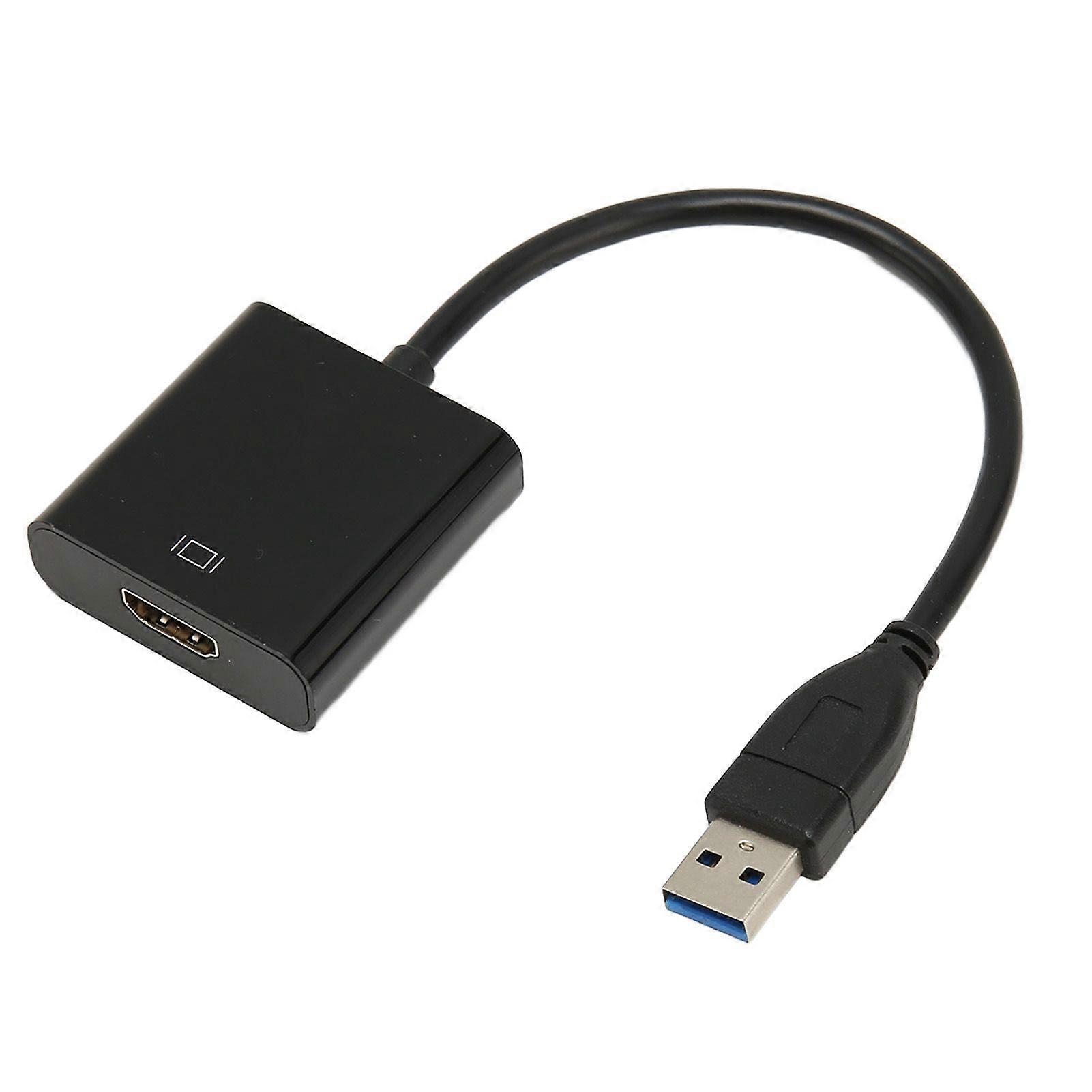 USB to HD Multimedia Interface Adapter 5 Gbps USB 3.0 to HD Multimedia Interface Sound Video Converter for Computer TV