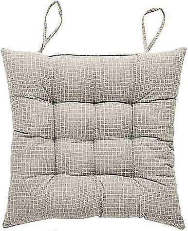 Cotton and Linen Garden Chair Cushion with Easy to Clean Design 38x38 cm