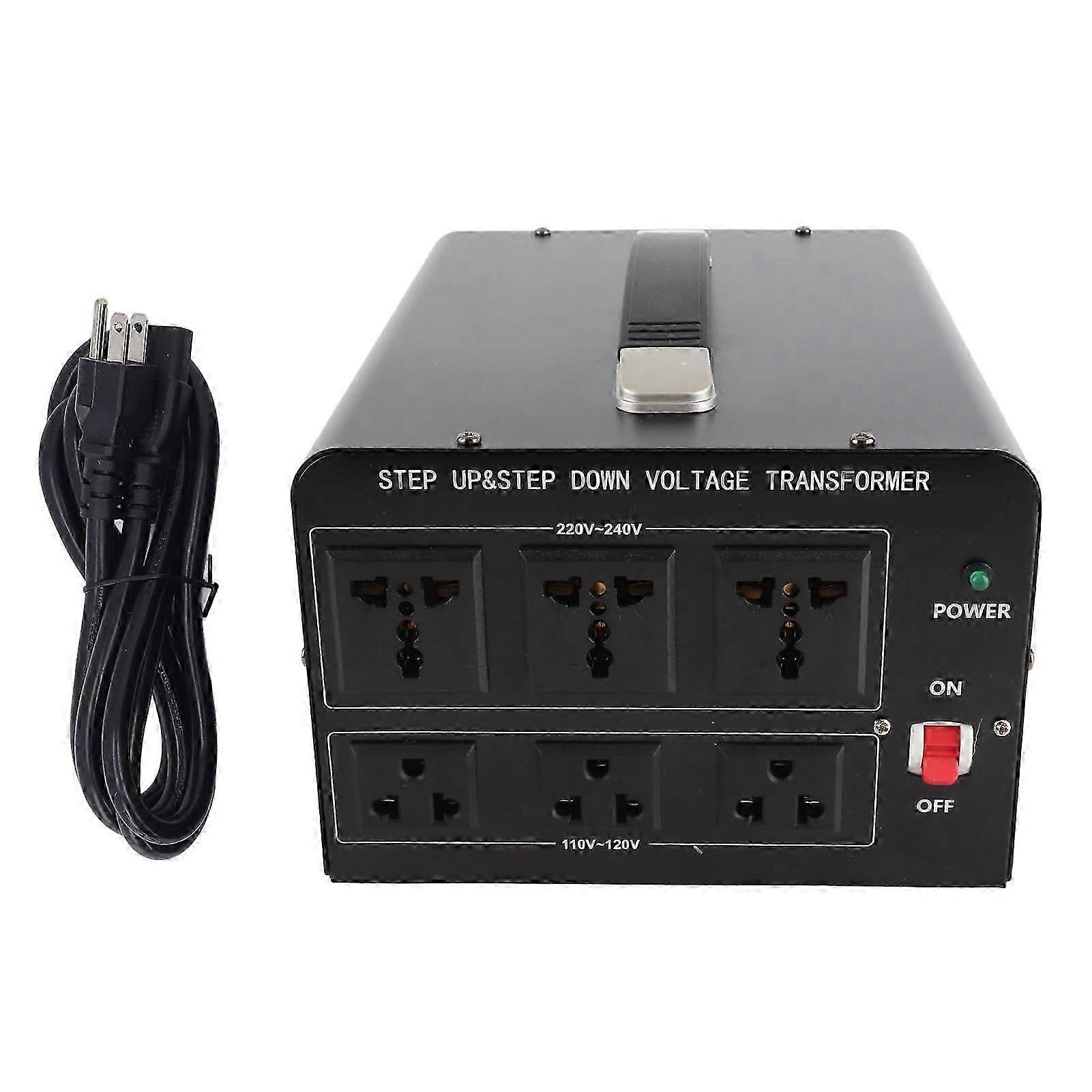 5000W Power Voltage Converter To Step Up Down Transformer With Universal Interface Input