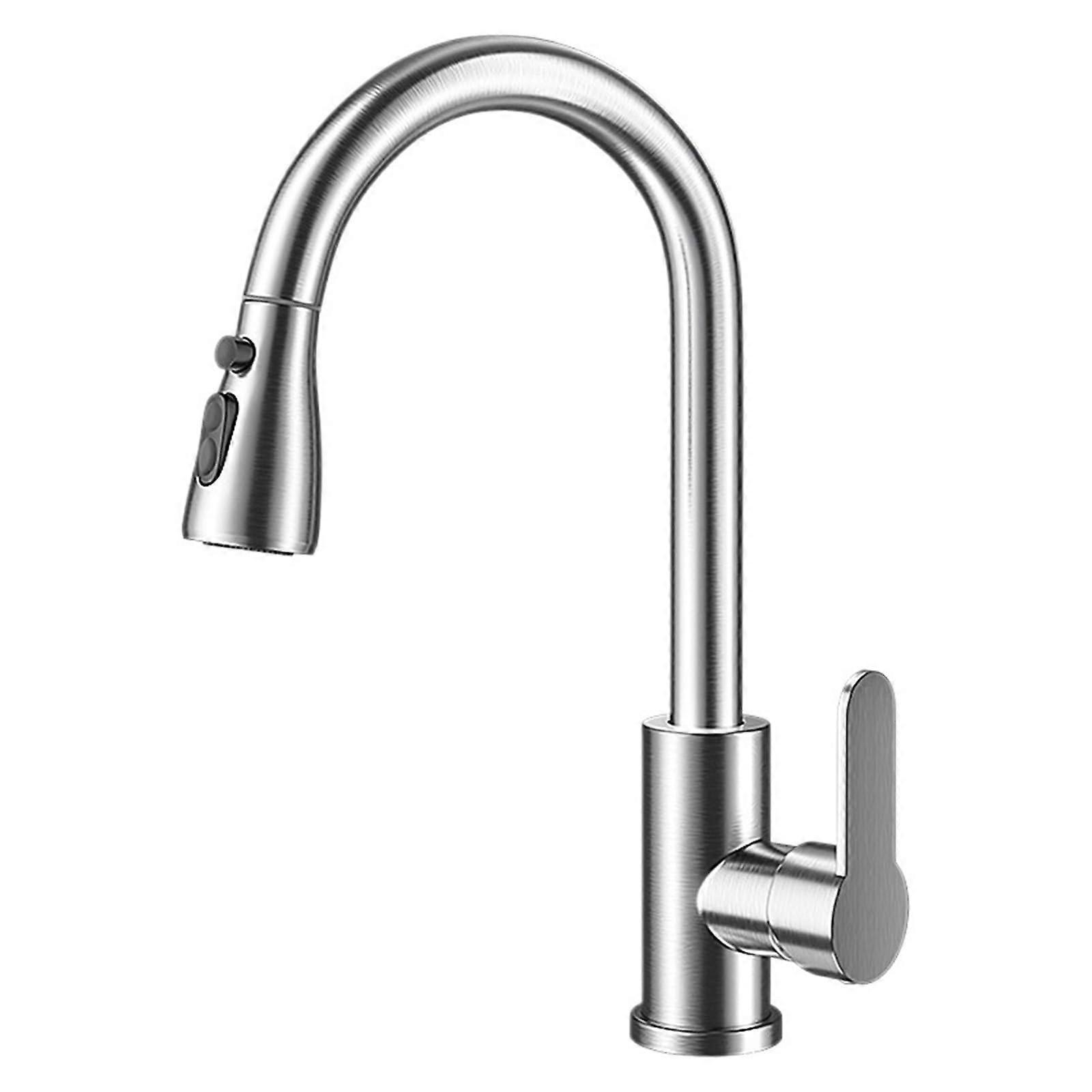 Kitchen PullOut hot and Cold Water DualPurpose SplashProof Faucet with Fast Heating(Three Mode)