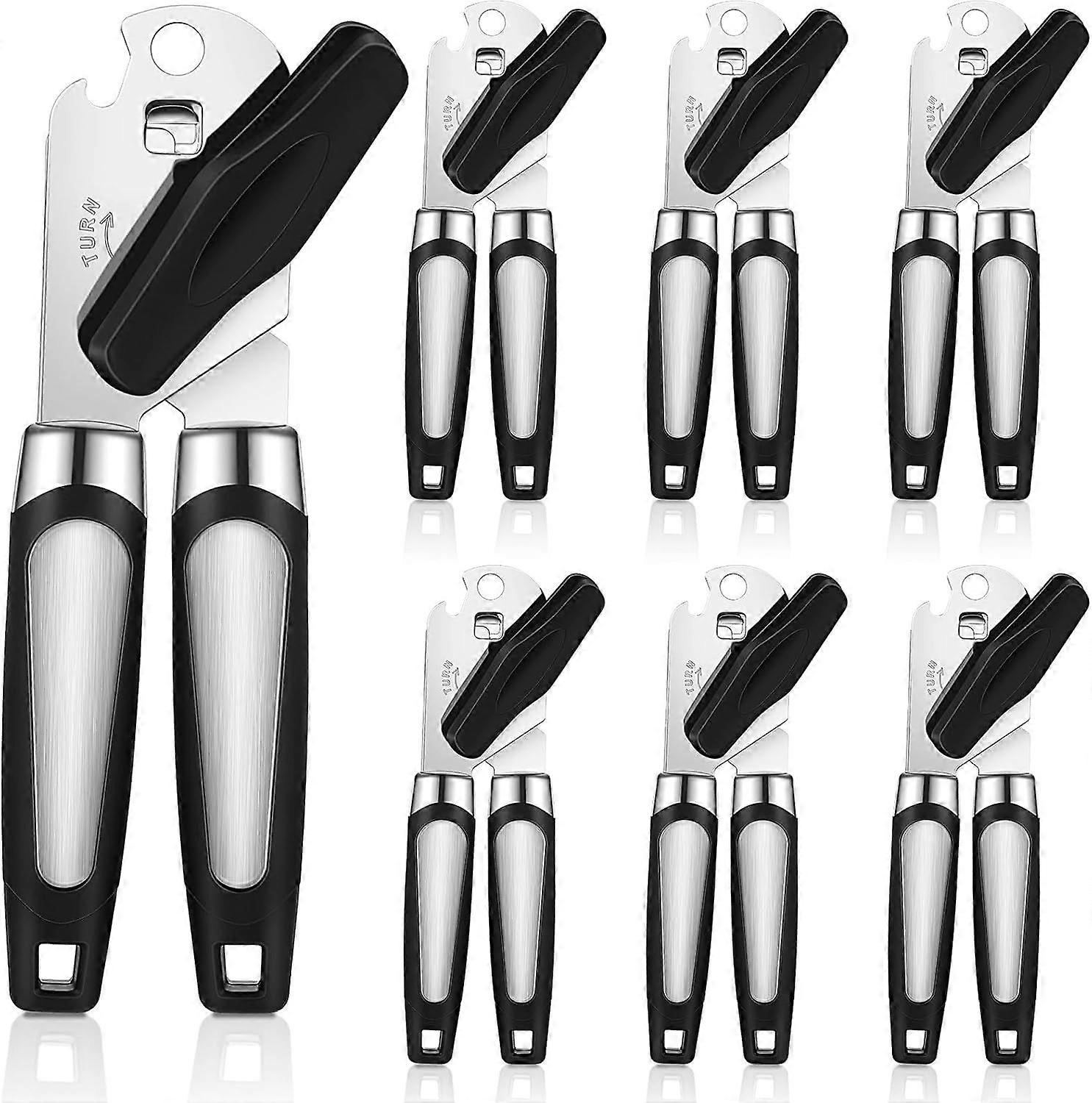6 Pcs Manual Can Opener with Sharp Blade Smooth Edge Multifunctional Kitchen