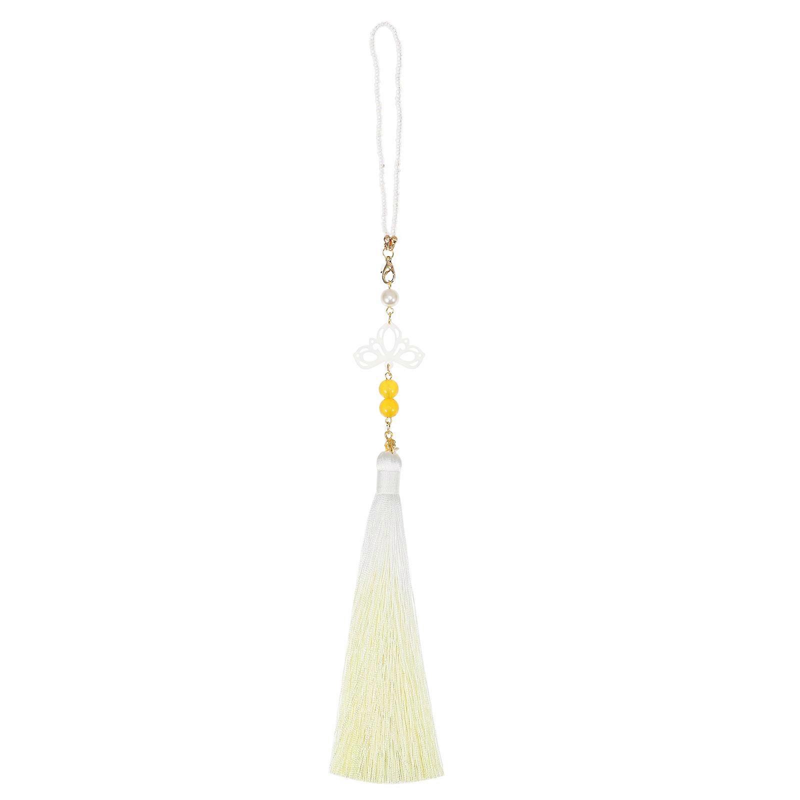 Handbag Pendant Chinese Style Pendant Festive present Tassel Ornament 30X3X0.5cm Decoration 1Pcs