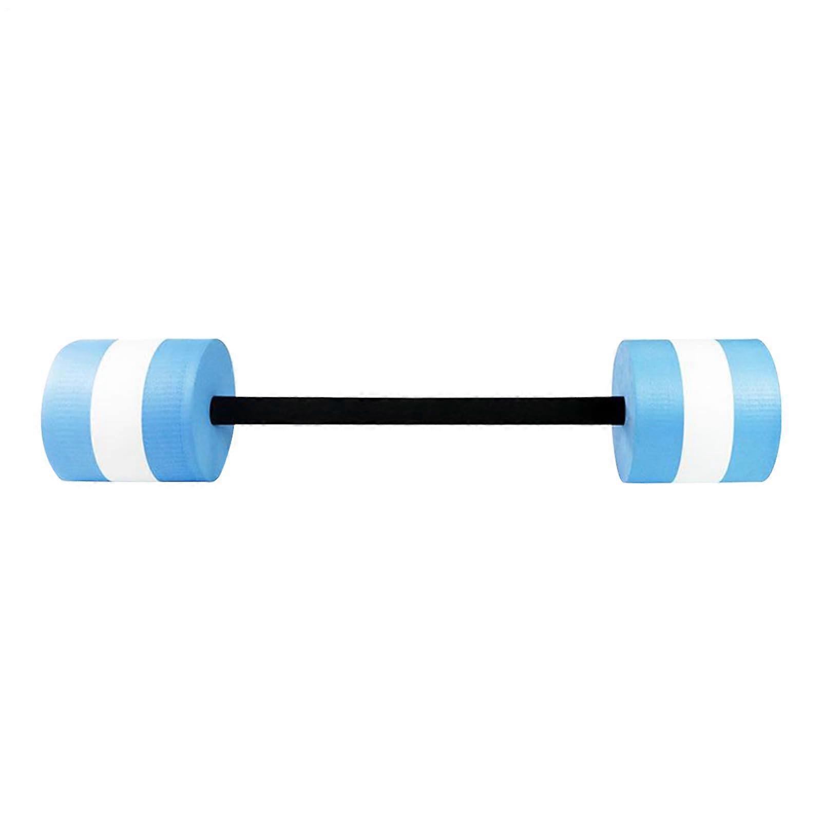 Water Aerobic Dumbbells for Pool Weight Training - Lightweight Aqua Fitness Equipment for Postpartum Recovery in Blue and White