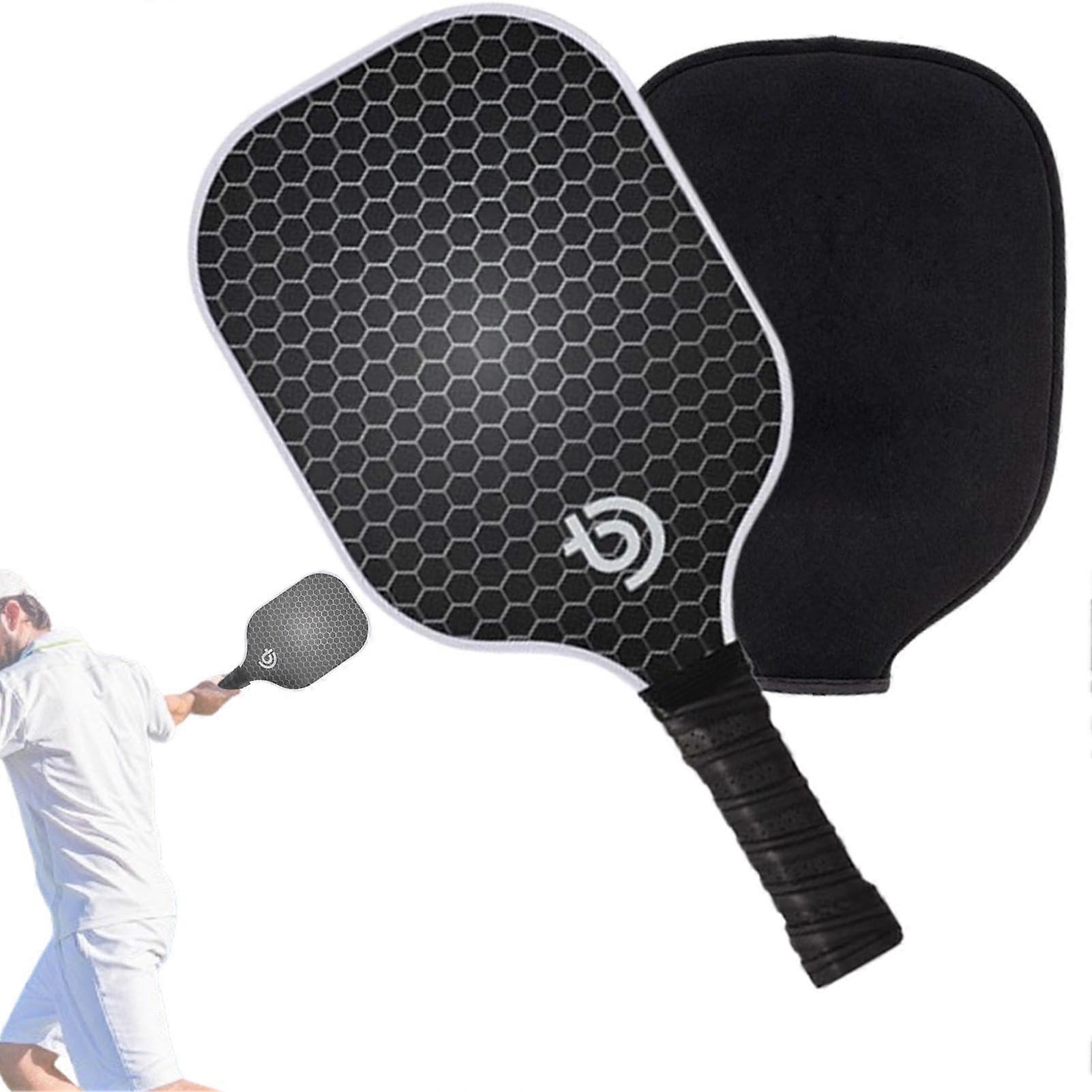 Carbon Fibre Racket Set with Bag Pickle Ball Honeycomb Core