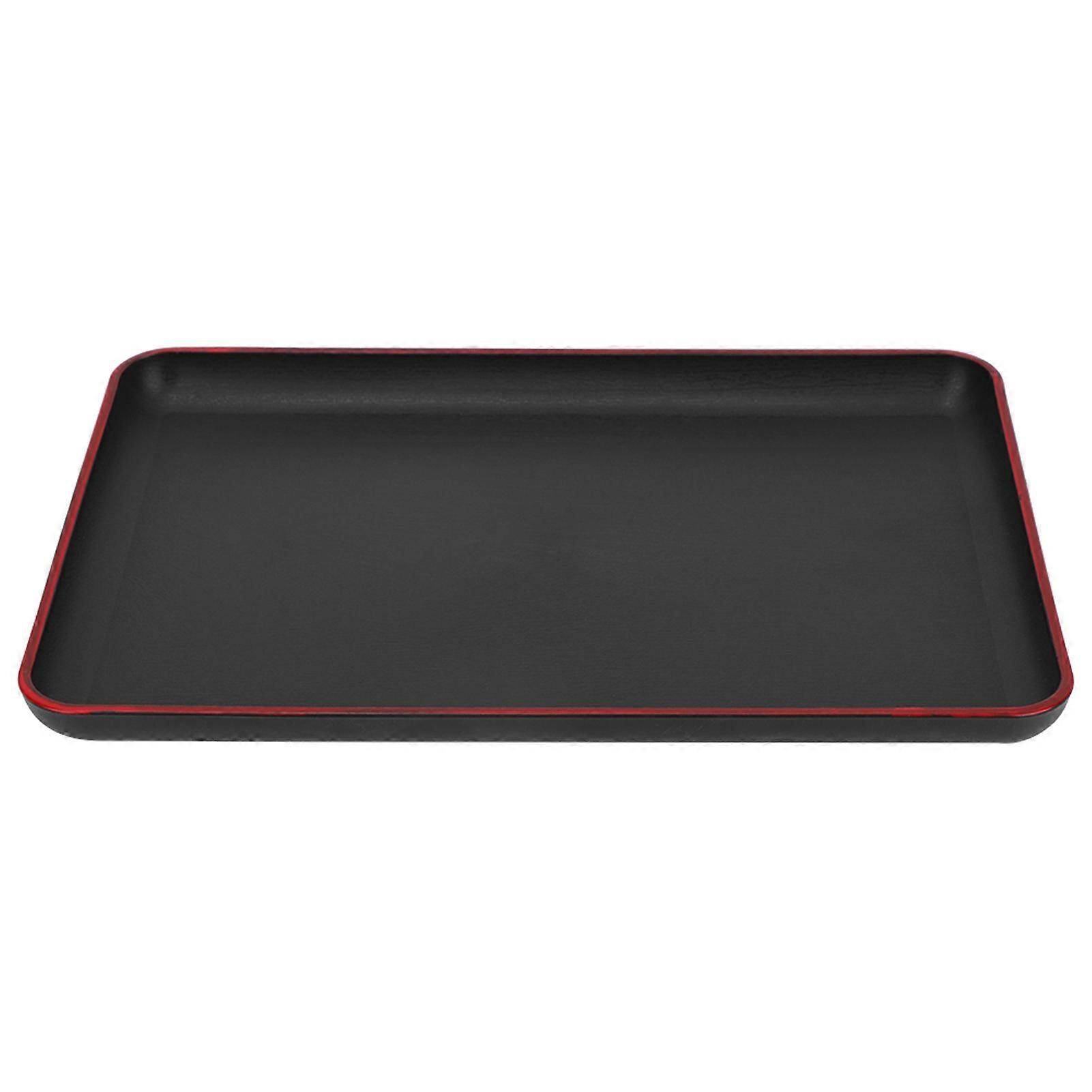 39 x 28 cm Japanese Style Rectangular Plastic Tray Serving Tray for Restaurant Home Hotel