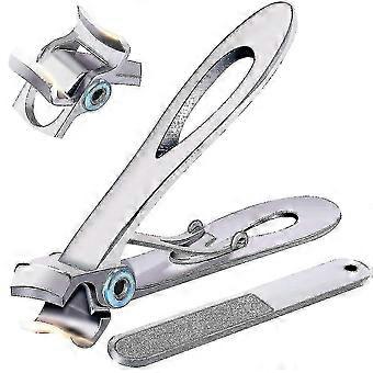 Nail Clippers For Thick Nails - Wide Jaw Opening Oversized Nail Clippers, Stainless Steel Heavy Duty Toenail Clippers For Thick Nails, Extra Large Toe