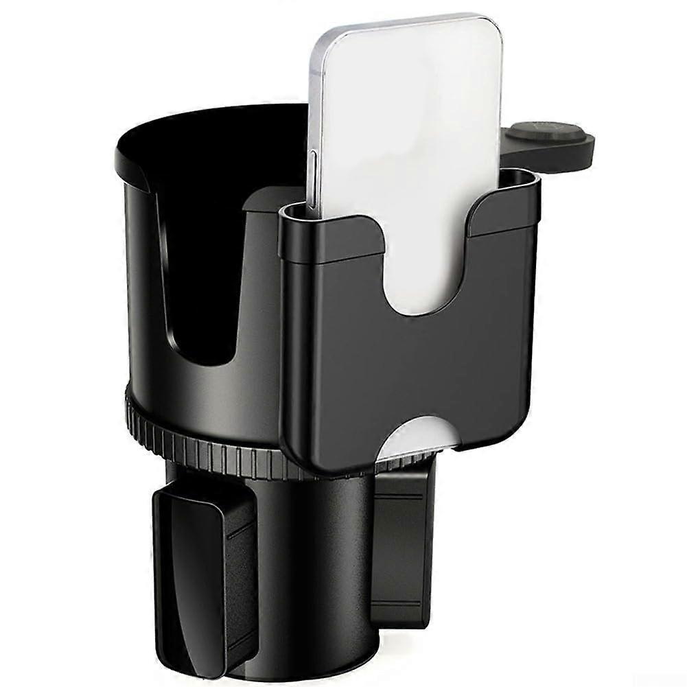 Car Cup Holder Extension for Different Bottle Sizes with Expandable Base and Non-Slip Function
