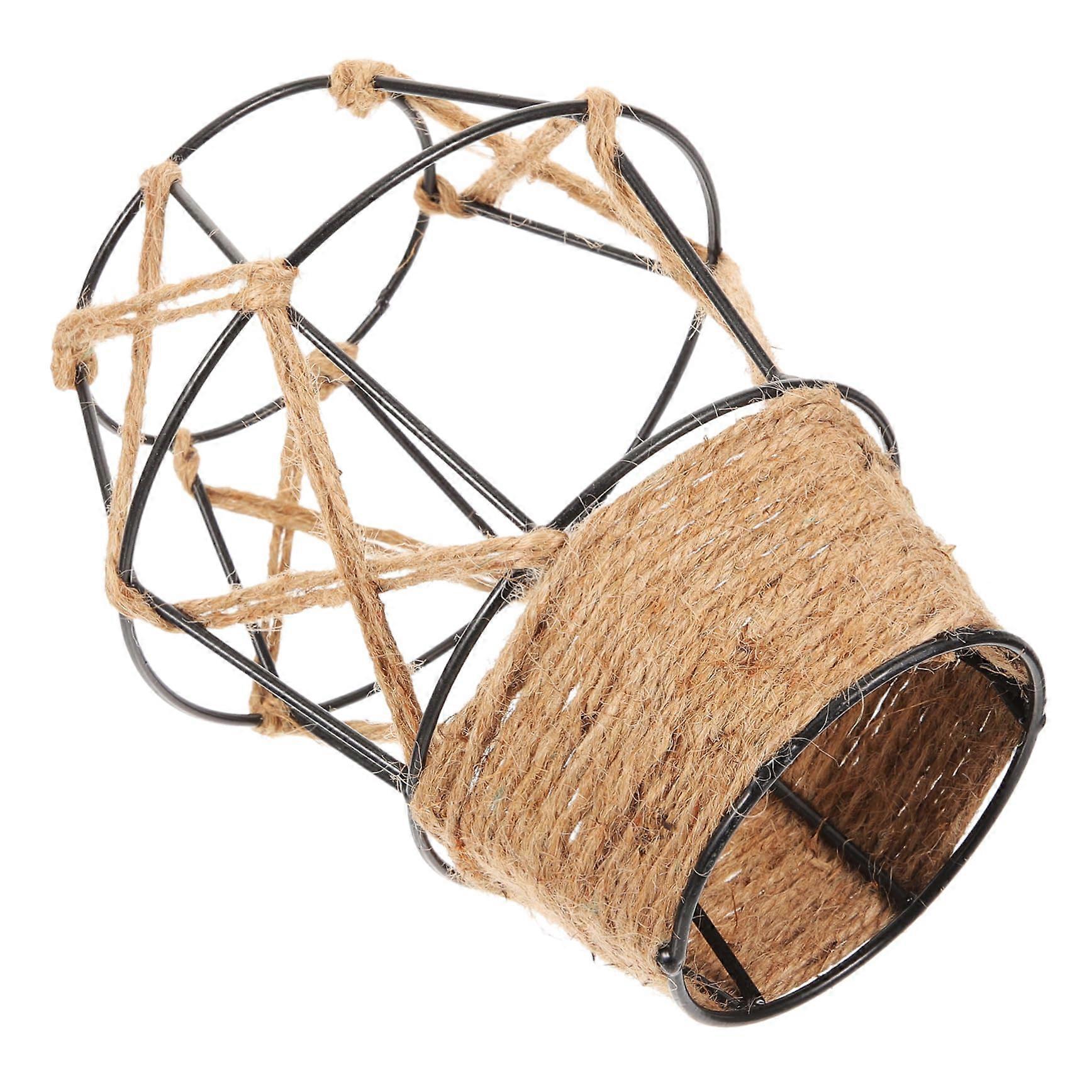 Lampenschirm lampshade Zum To Aufhängen Hang Kronleuchter chandelier Gewebte Woven Rustikaler Rustic For farmhouse