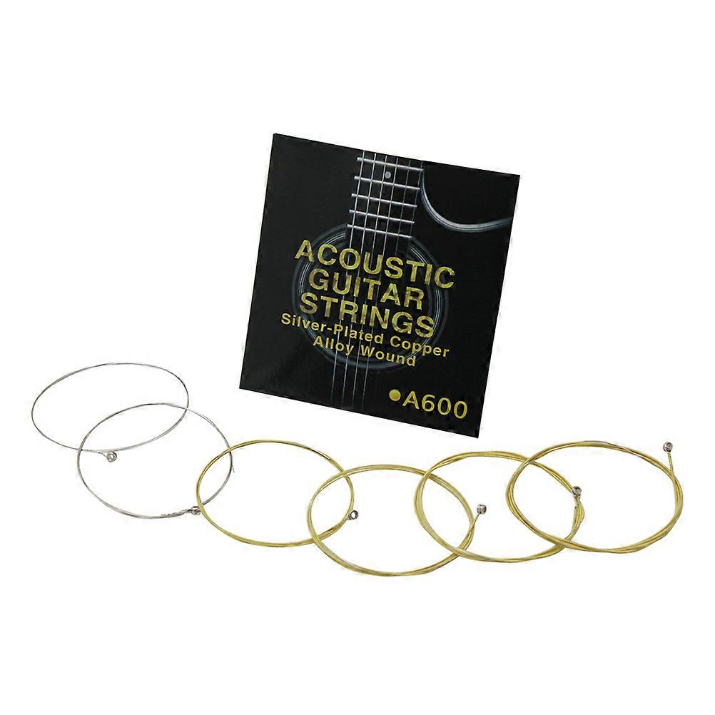 Acoustic Guitar Strings Replacement Set Durable, Easy Installation, Rich Tone & Resonance for Acoustic Guitars