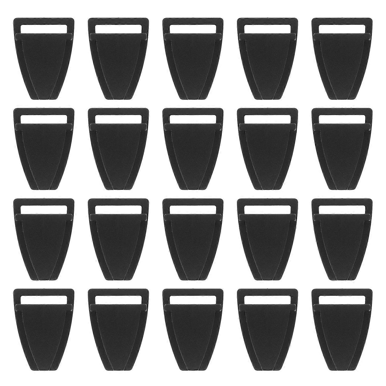 Triangle Buckle Clip Hard Hat Strap Repair Parts Cycling Secure Fastening 20Pack