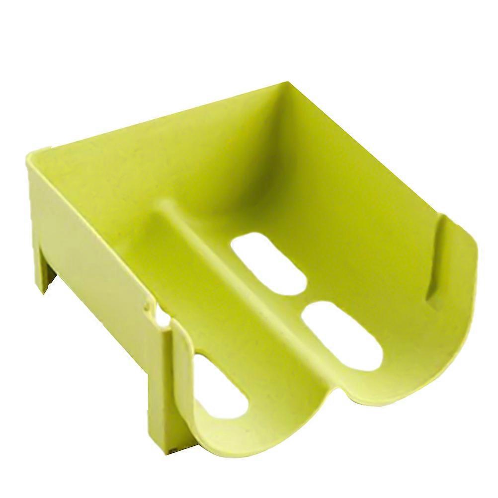 Soda Shelf Bottle Storage Rack Portable Shelf Living Room Use Green 14x16x7.5cm Storage Stackable Design 1Pcs