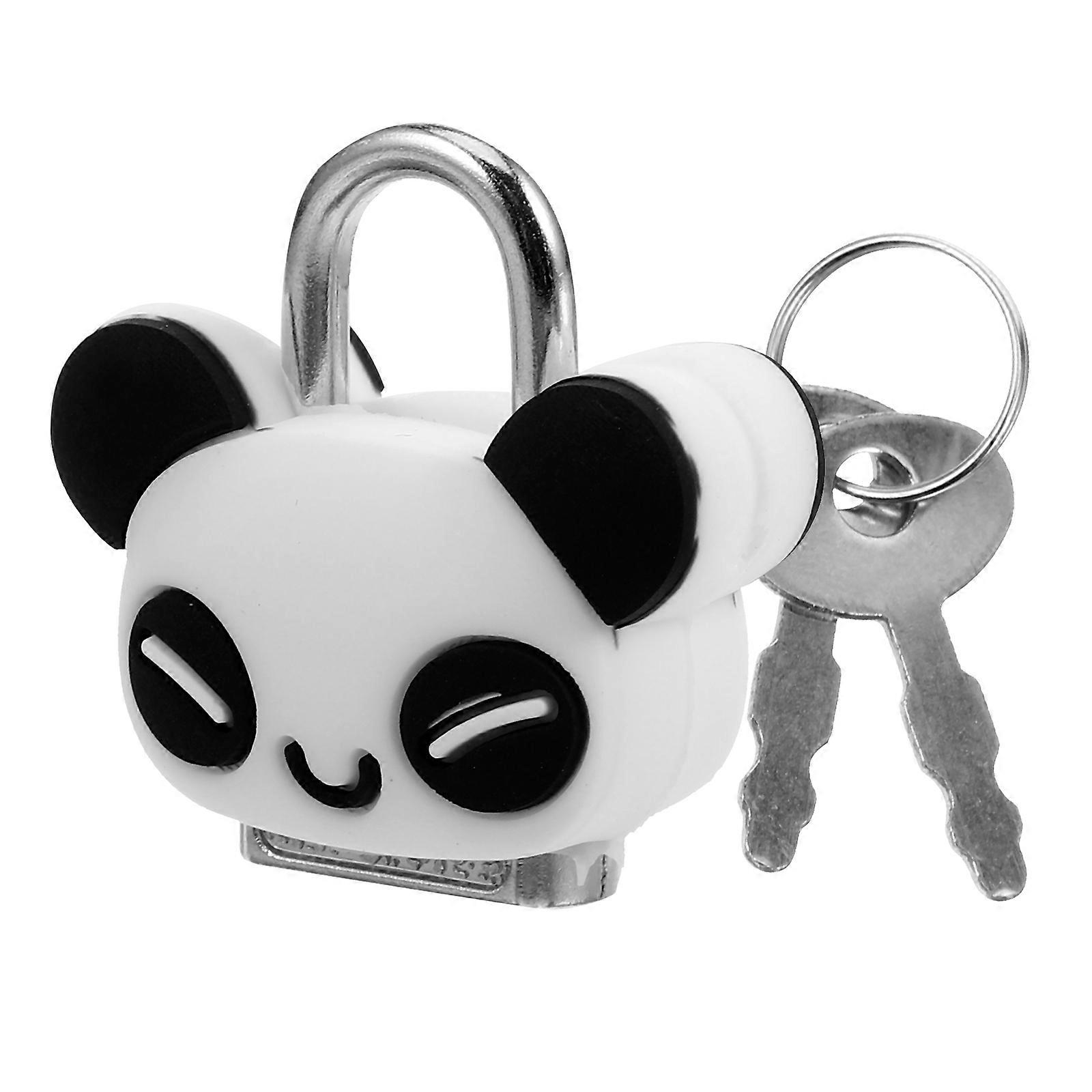 Cute Locker Lock Key Cartoon Luggage Treasure Box Lock Retro Design Furniture Lock 1Set