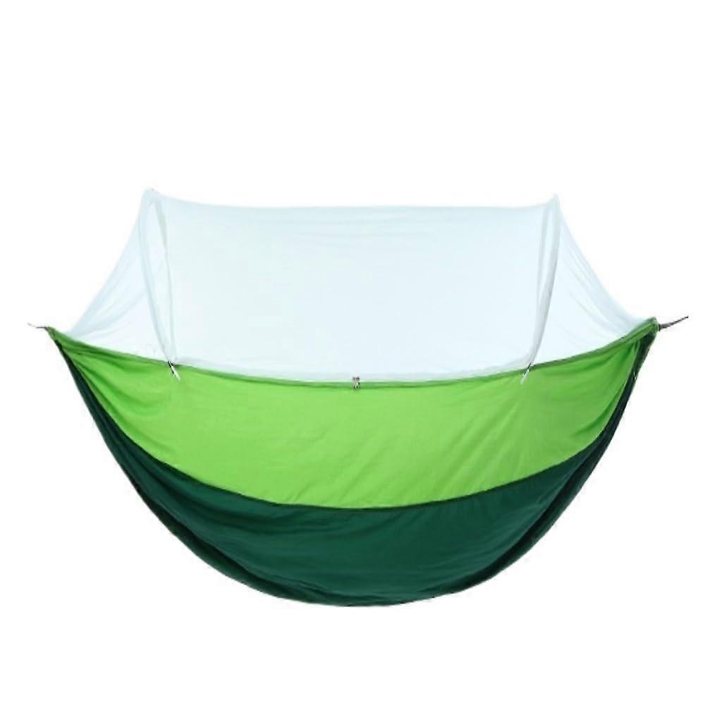 Automatic quickopening outdoor camping hammock with mosquito net, thickened fabric to prevent rolling over (B) B A Ref: 8771