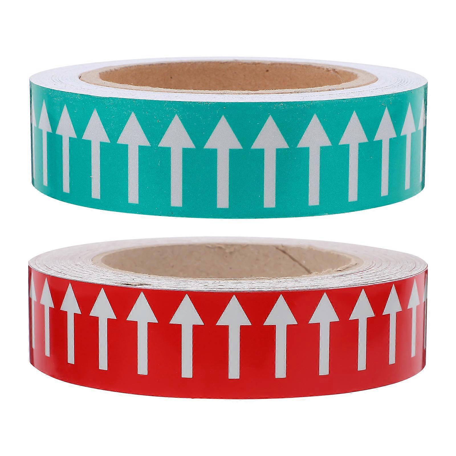 Retroreflective Tape Arrow Shape For Pipes Oil Pipes Pipe Identification 2 Rolls