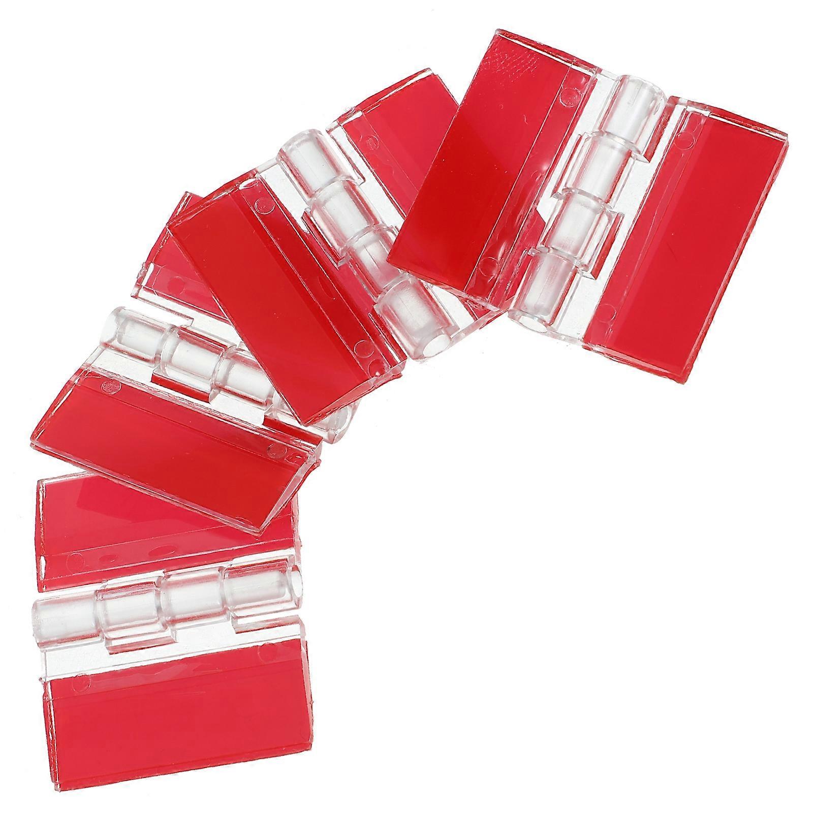 4pcs Self Adhesive Acrylic Cabinet Hinges – Flexible, Durable & Easy to Install Replacement Hardware for Boxes and Cabinets