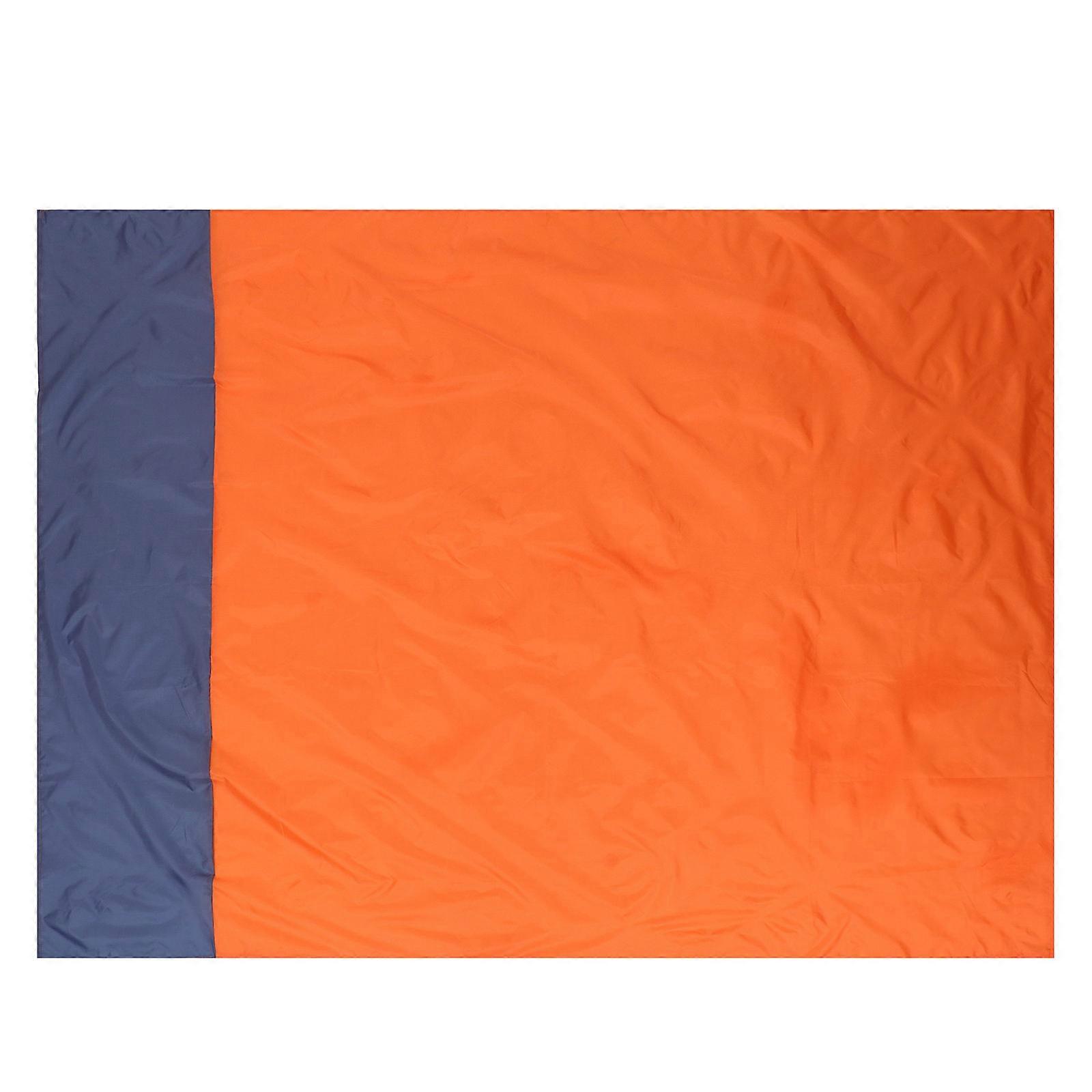 Picnic Mats Portable Camping Mat For Family Outings Orange Waterproof 1Set