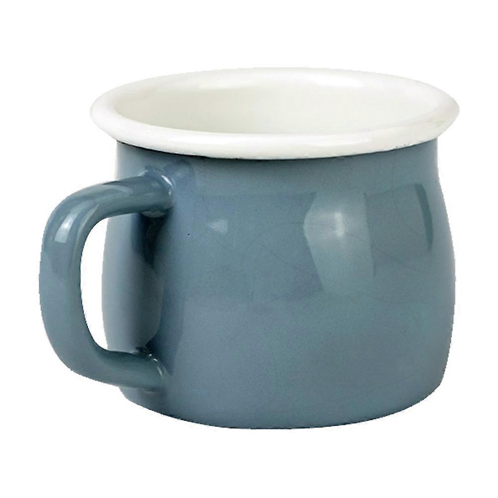Pottery Coffee Mug Enamel Mug Retro Design Household 10X8X8CM Drinking 1Pack