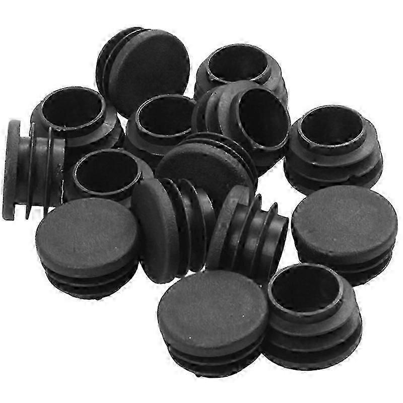 24Pack Chair Table Legs Plug 22mm Diameter Round Plastic Cover Thread Inserted Tube to Protect The Floor and Bumps