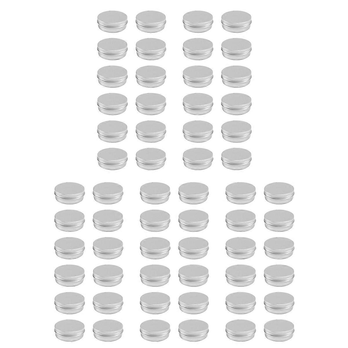 12 x 50ml Aluminium Make up Pots 50ml Capacity