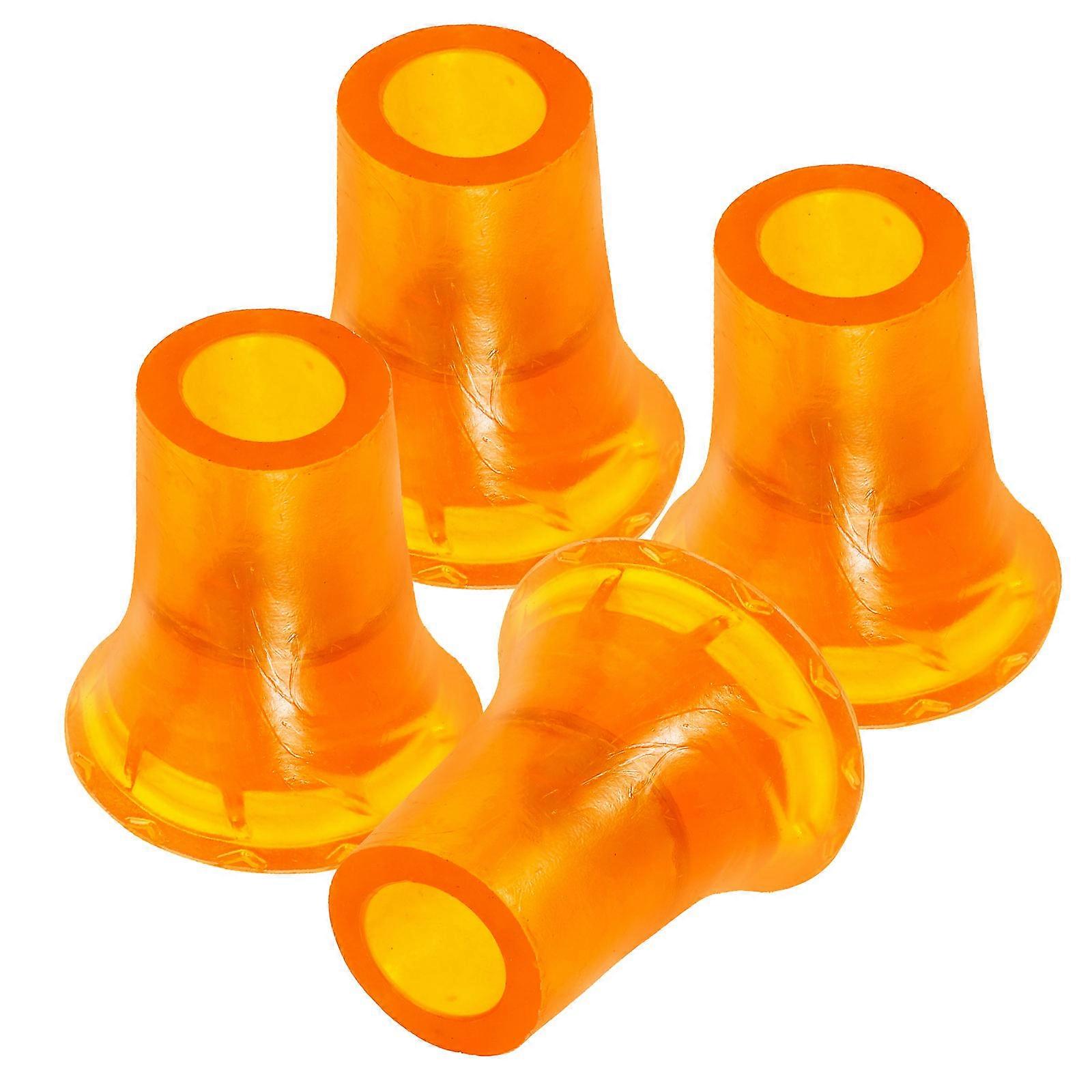 Walking Cane Tip Replacements Non-Slip Crutch Feet Tip Durable Stability 4Pcs