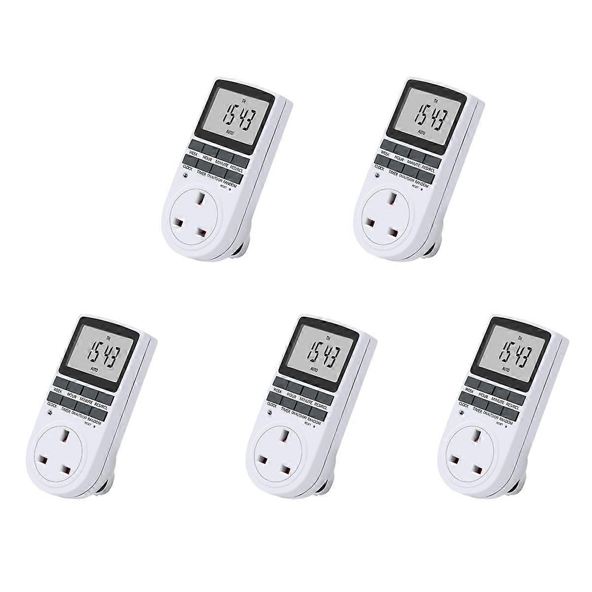 UK Plug Digital Plug Socket, Electrical Programmable Timer Switch