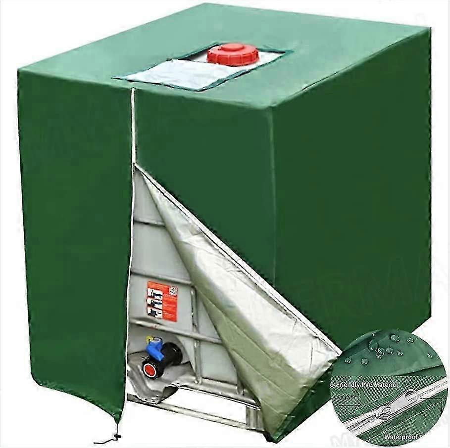 Protective cover for 1000L water tank container, suitable for IBC tanks, waterproof, dustproof, UV resistant, rainproof, dimensions 120 x 10