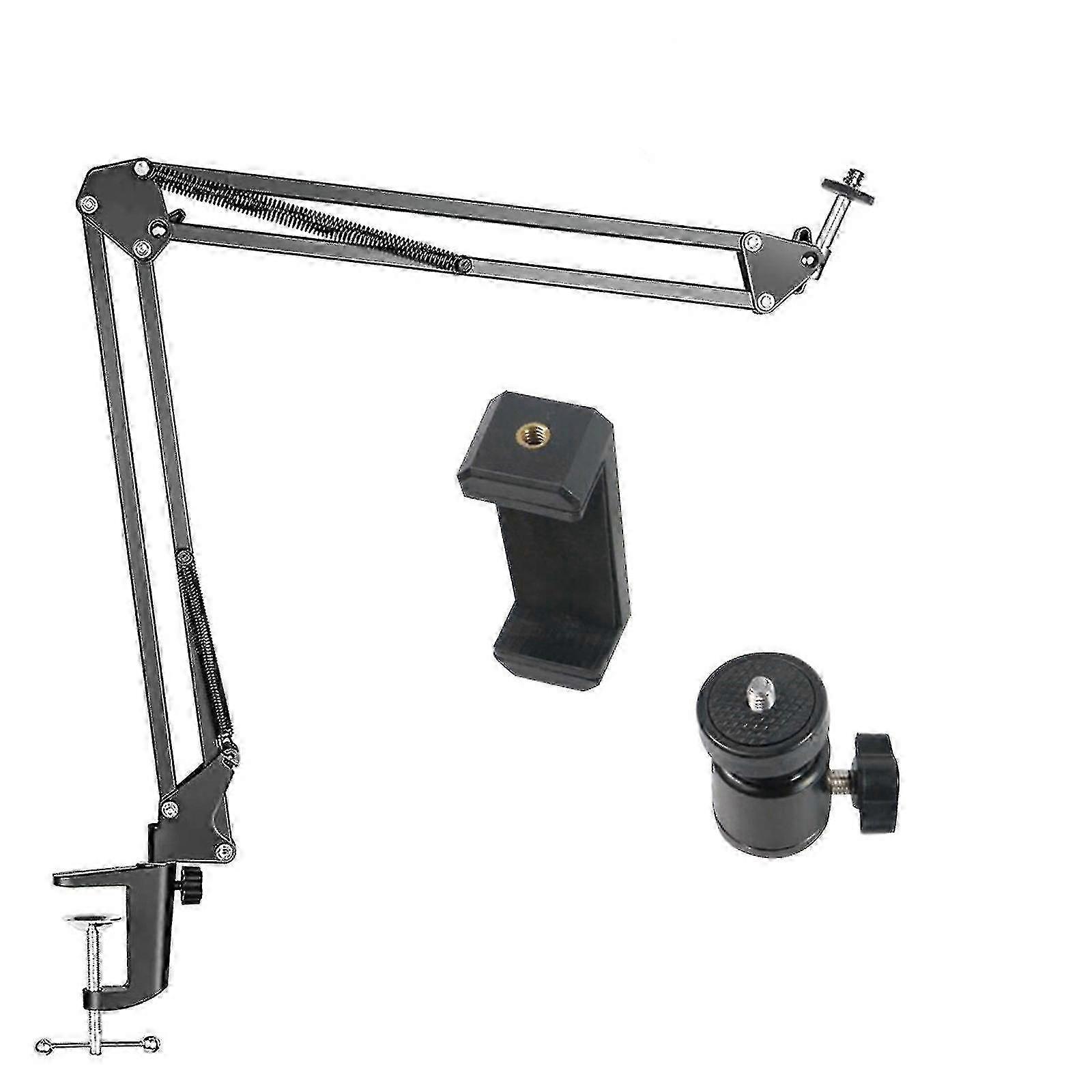 Overhead Tripod for Camera and Webcam with Flexible Arm