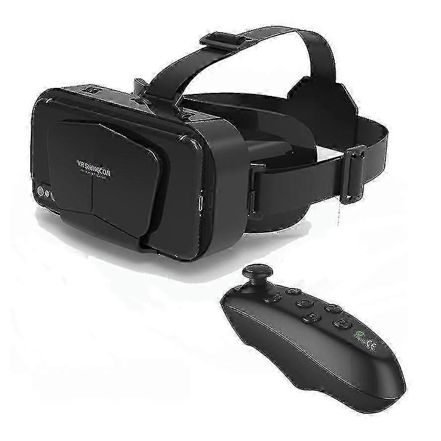 Vr Headsets com controlador, jogo de realidade virtual Movie Goggles para Ios & Android 4.7-7.2 polegadas Smartphone Vr Óculos