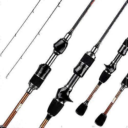 Allround Fishing Rod 1.8m 1.68m 0.85g Ultralight Spinning Rod Ultra Light Casting Spinning Fishing Rod for Beginners (Size: 1.68 C Gray 2TIPS)