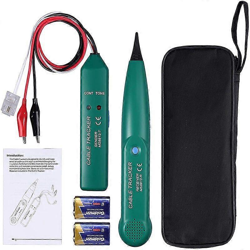 MS6812 Multifunction Cable Detector - Robot Mower Wire/LAN Tester, Short-Circuit & Breakpoint Locator with Alarm