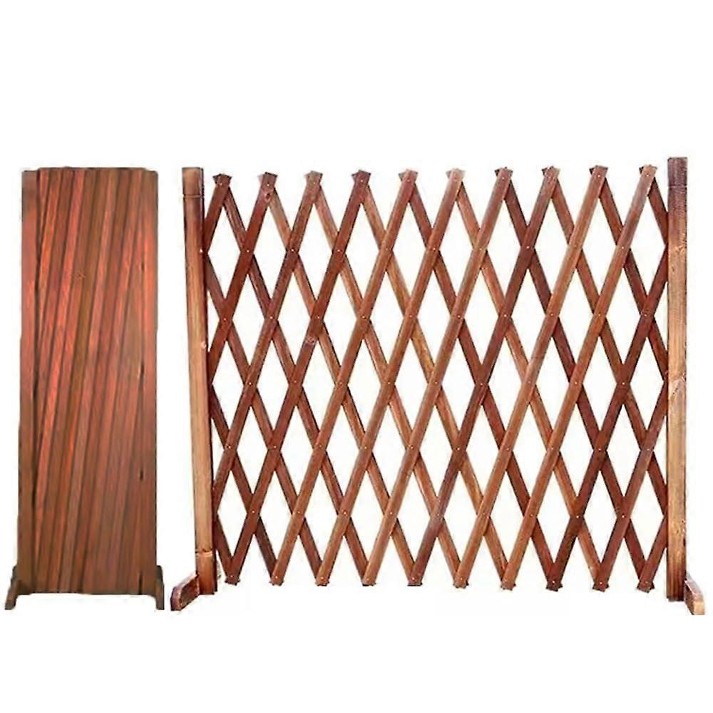 Expandable Plant Guard Garden Fence Animal Barrier Privacy Screen Divider Freestanding Outdoor White 32-240cm x 180cm x 40cm