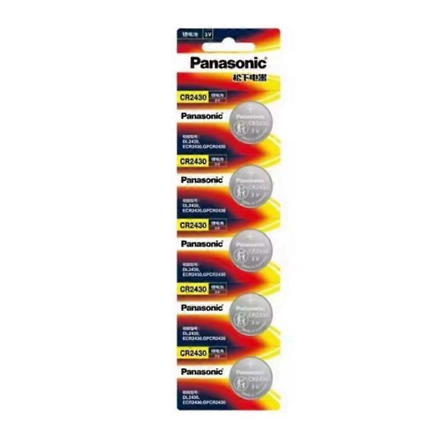 Panasonic Cr2430 Watch Batteries (5 Pack)