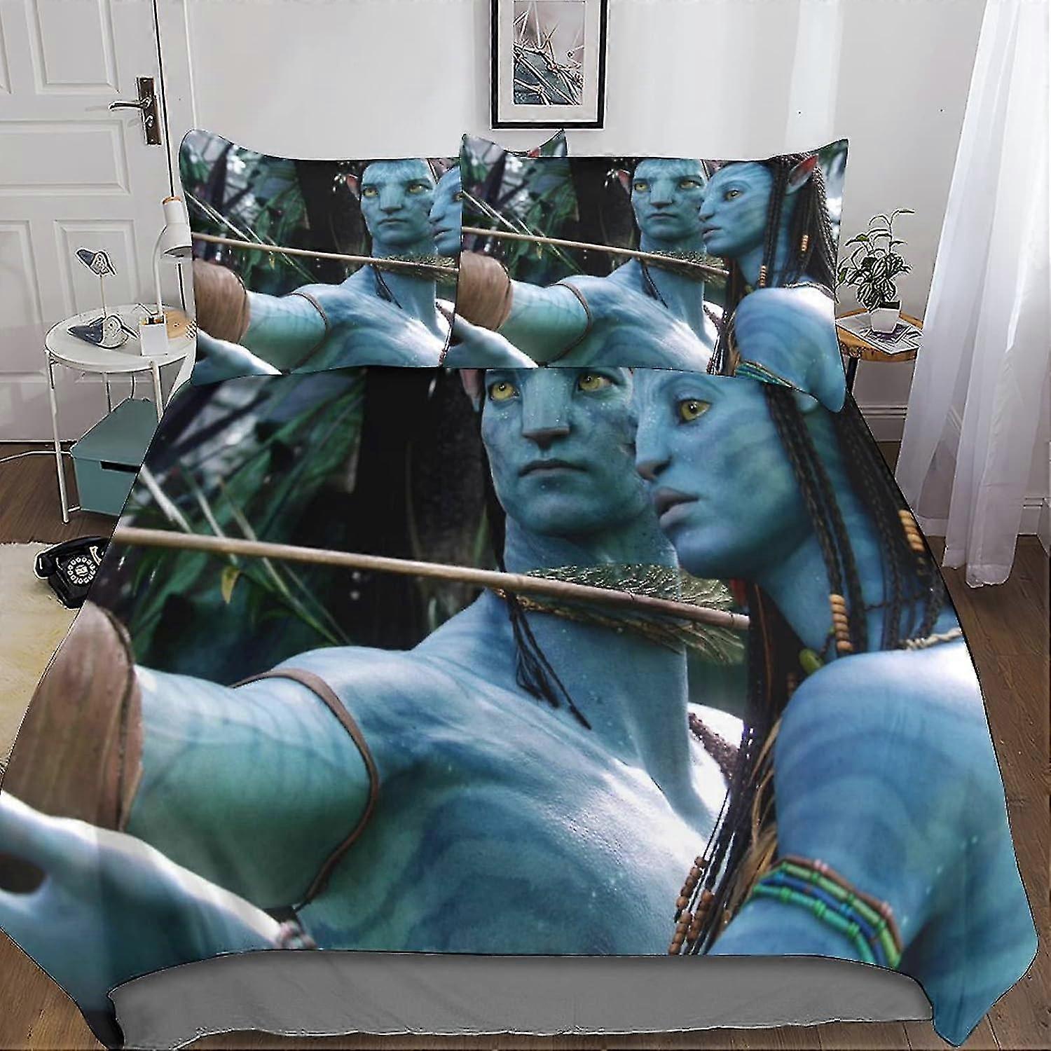 Conjunto de Cama com Capa de Edredom Impresso em 3D 3 Peças com Fronha Fecho de Zíper Microfibra Macia Adequado para Crianças Adolescentes Adultos Fácil Cuidado