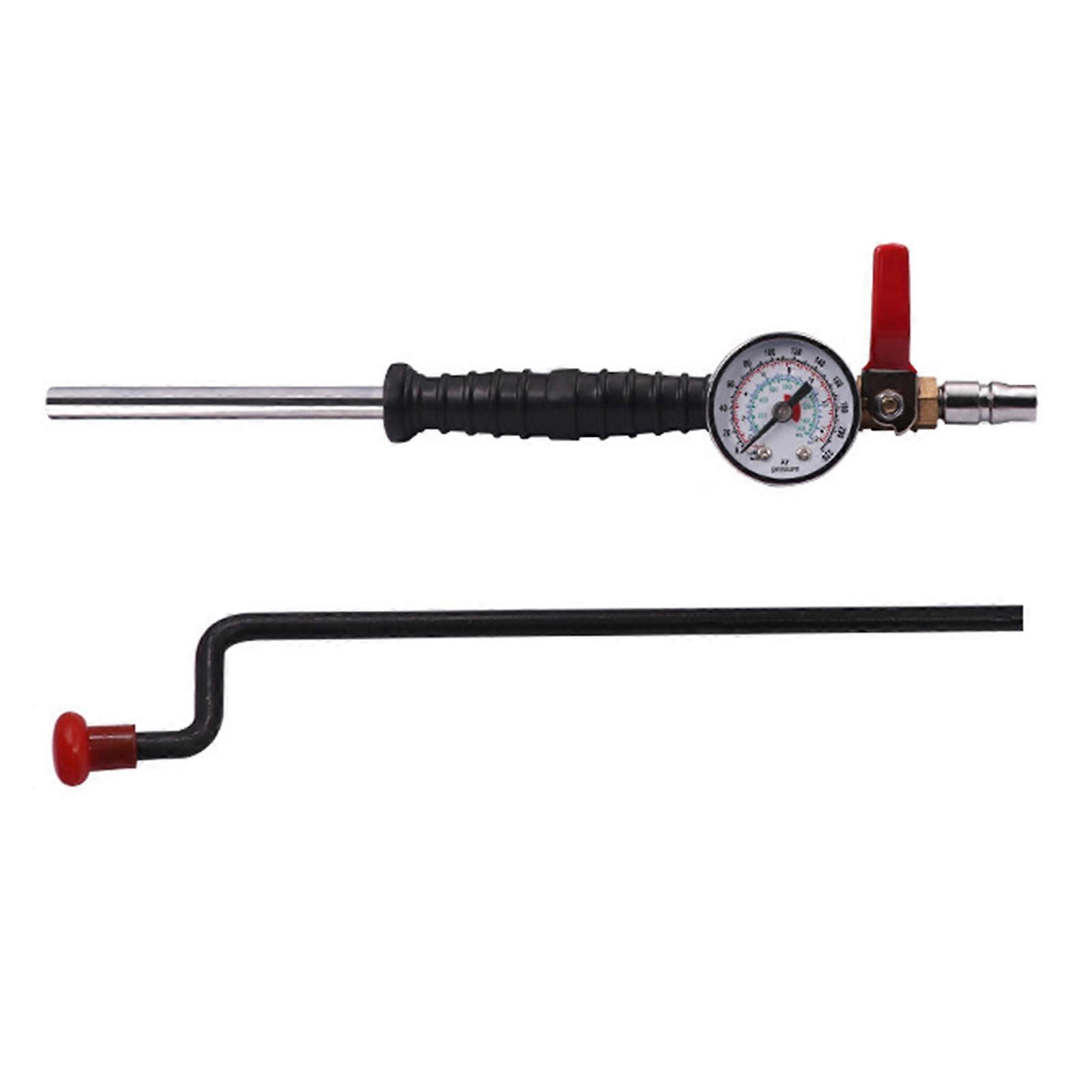 Portable Digital Tire Pressure Monitor with Metal Gauge Tire Inflator Device for Auto Motorcycle Bikes Tire Inflation